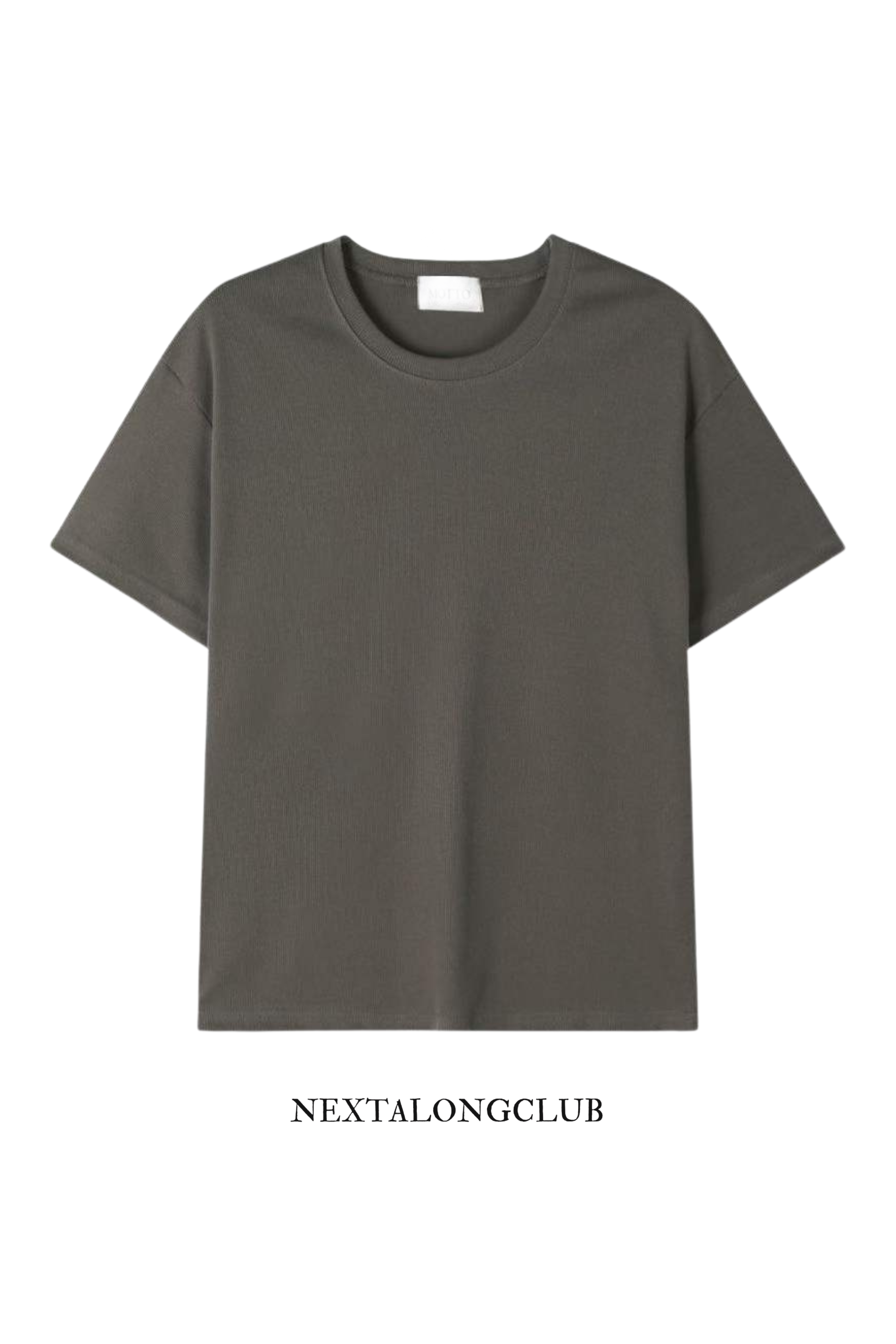 短款羅紋短袖T恤(四色)