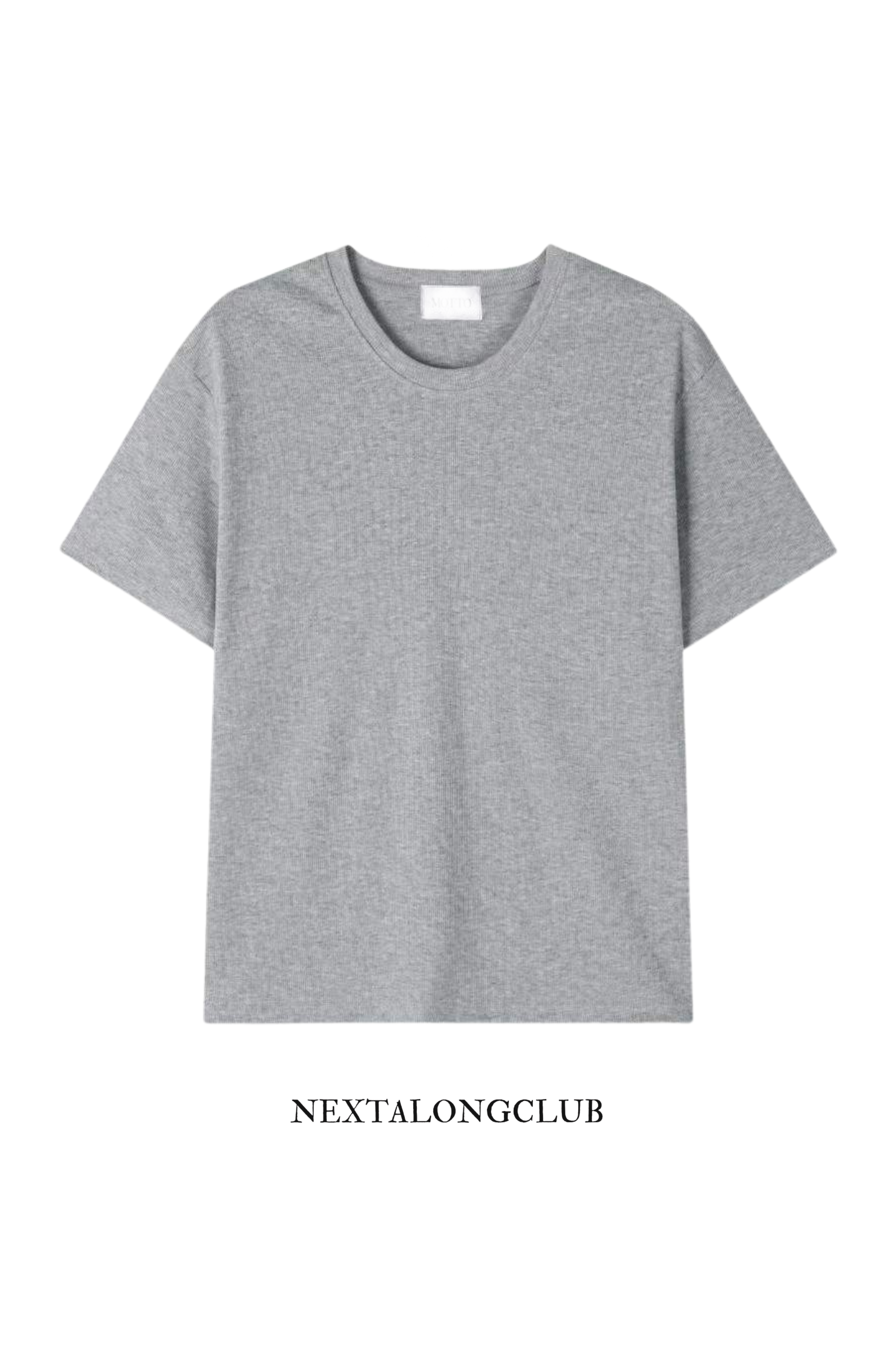 短款羅紋短袖T恤(四色)