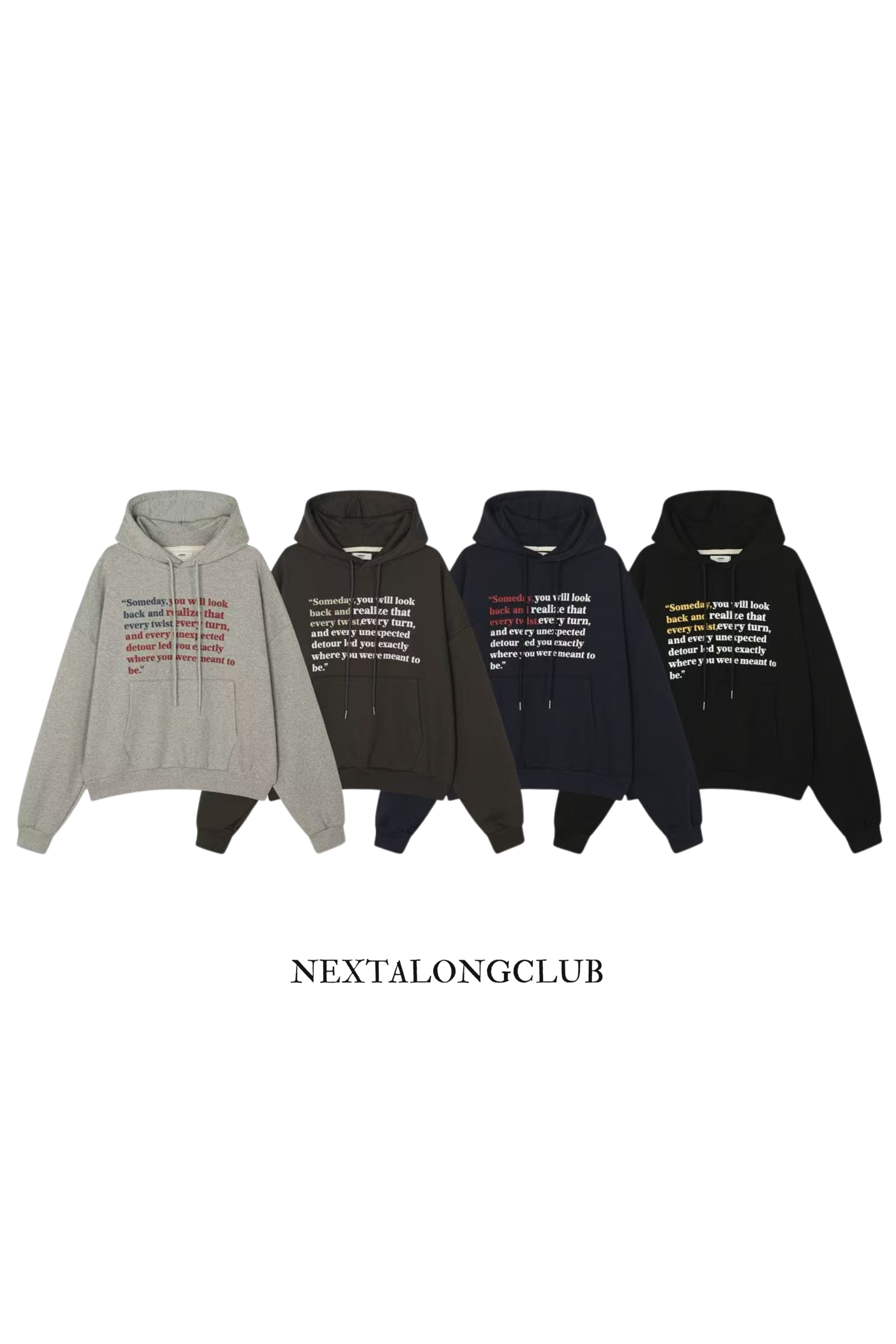 短版拼色連帽衫(四色)