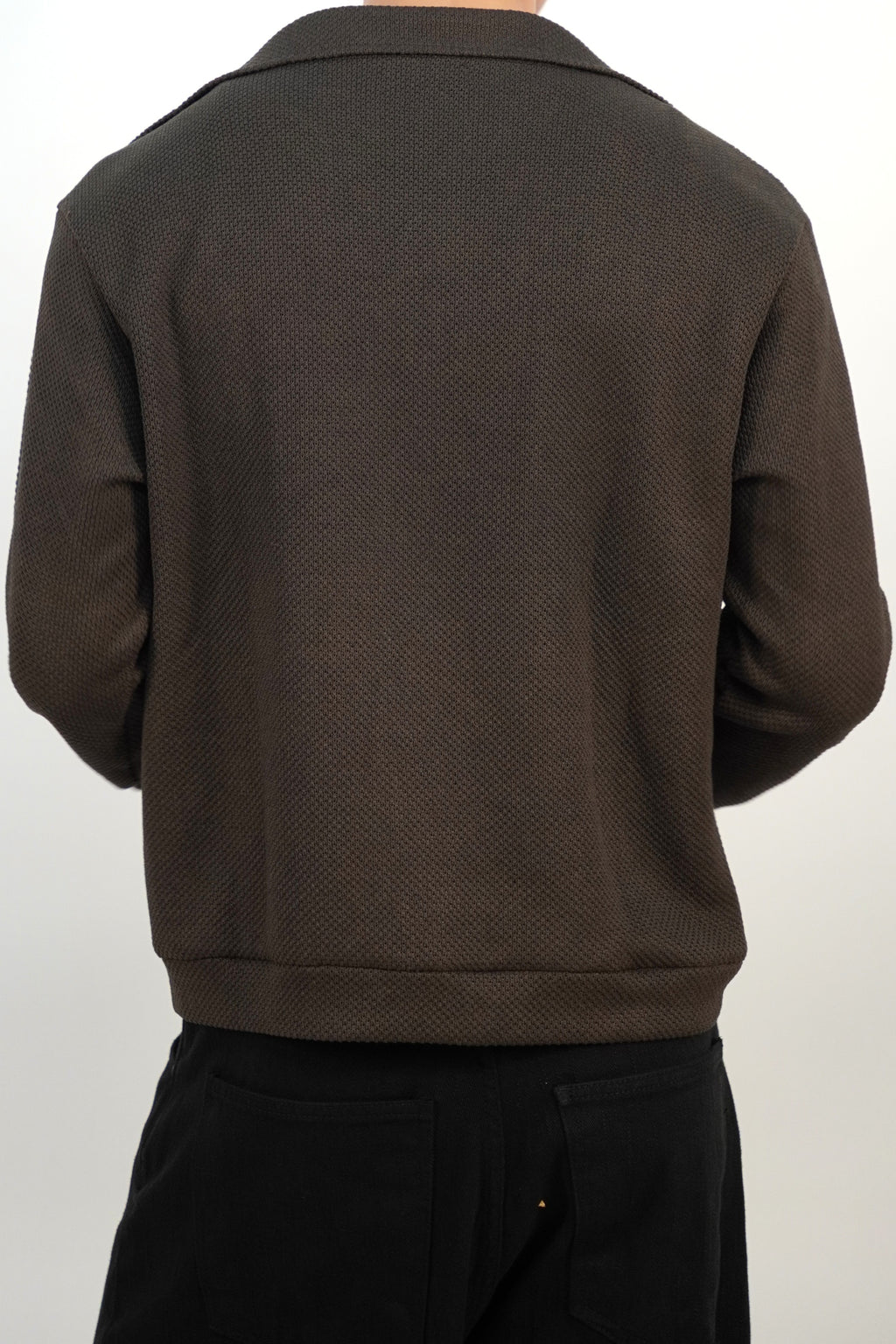 [雙拉鏈] 鉚釘高領外套(五色)