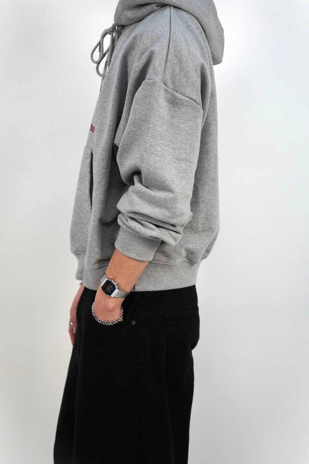 短版拼色連帽衫(四色)