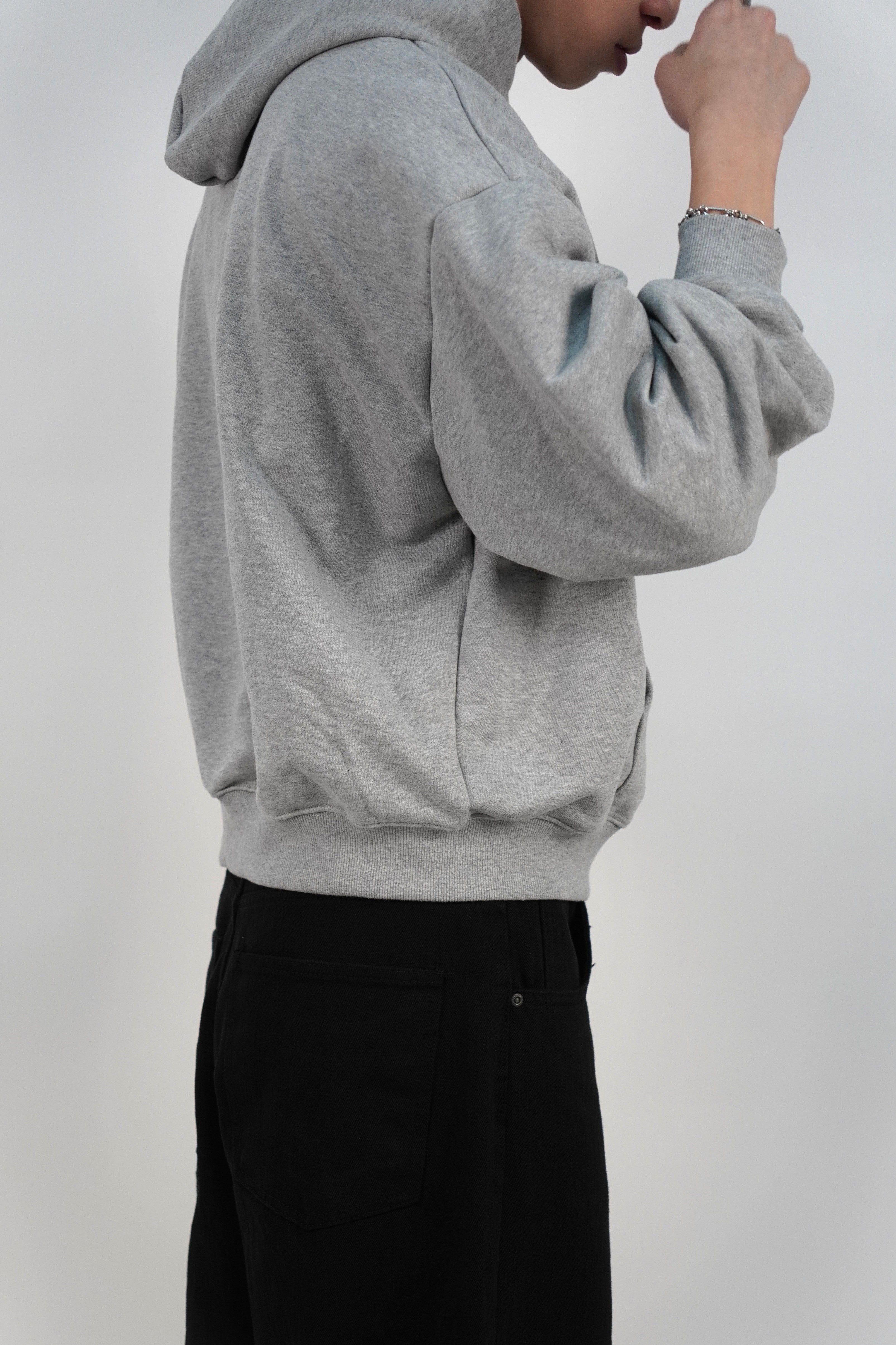 短版拼色連帽衫(四色)