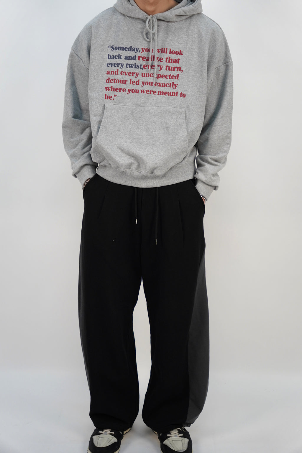 拼色鬆身氣球棉褲