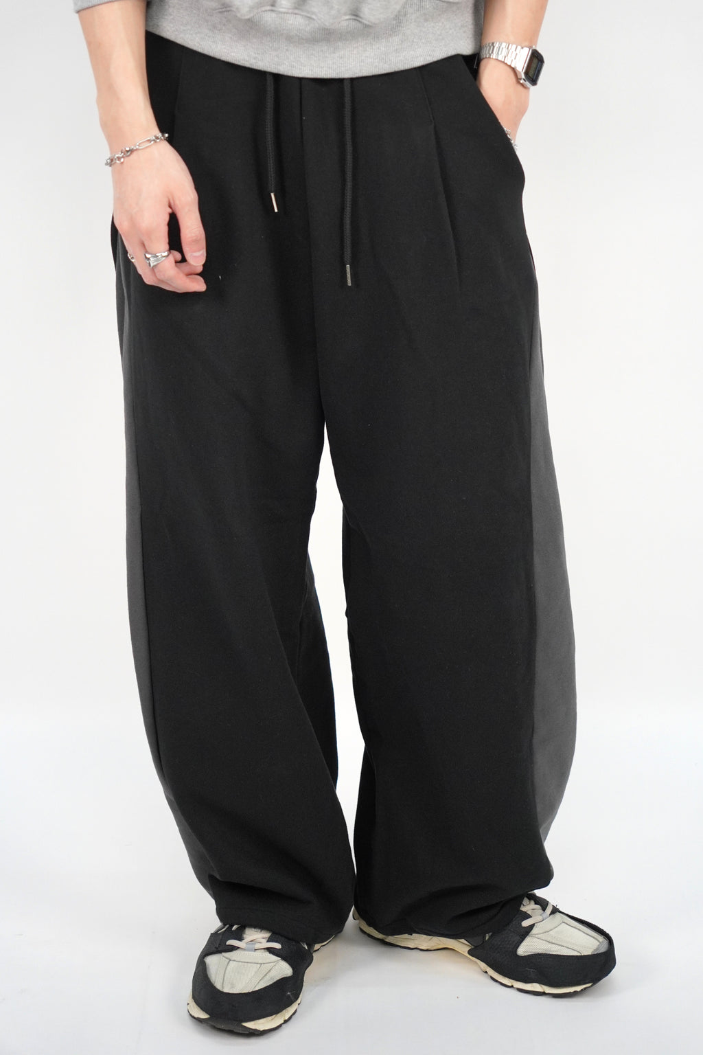 拼色鬆身氣球棉褲