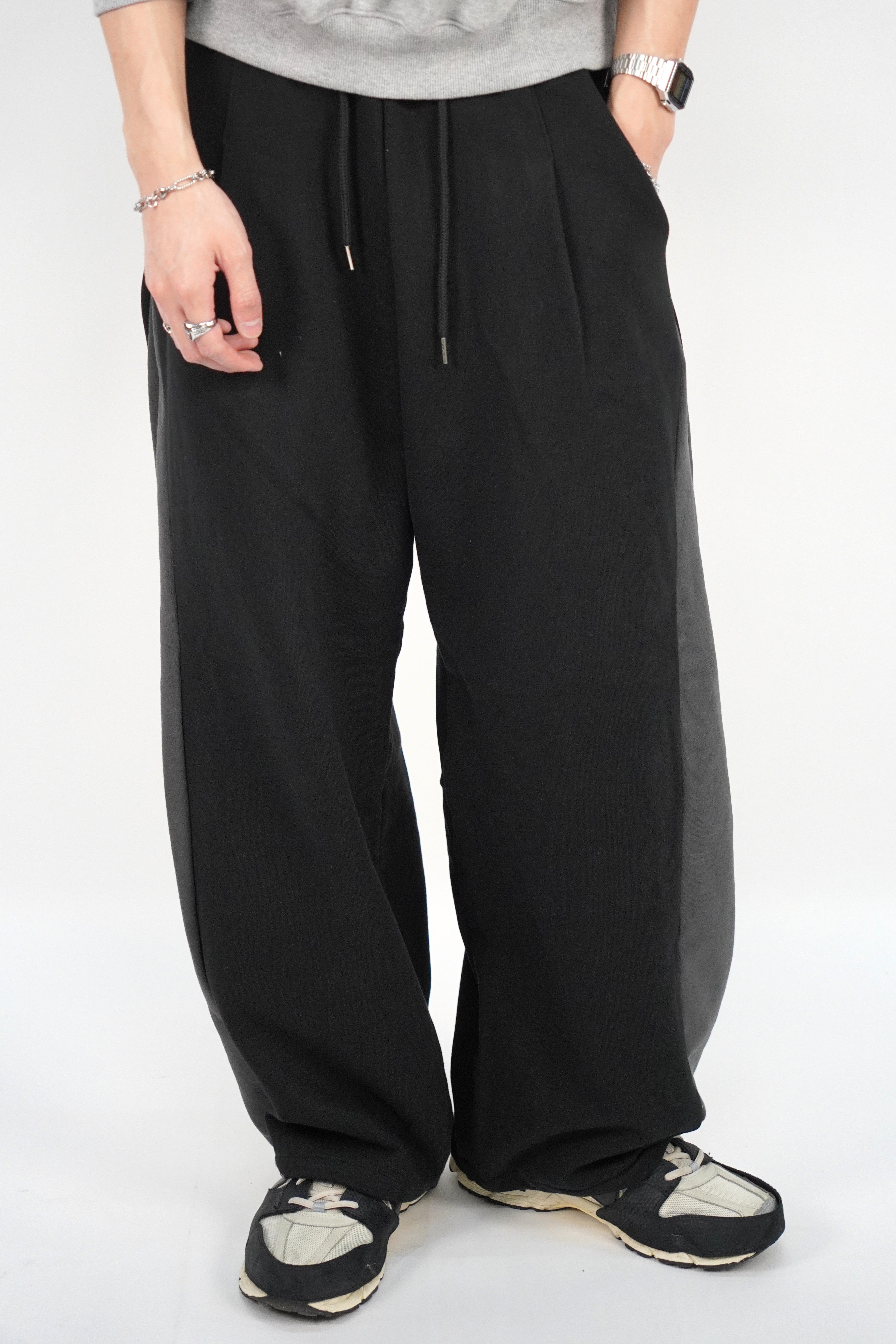 拼色鬆身氣球棉褲