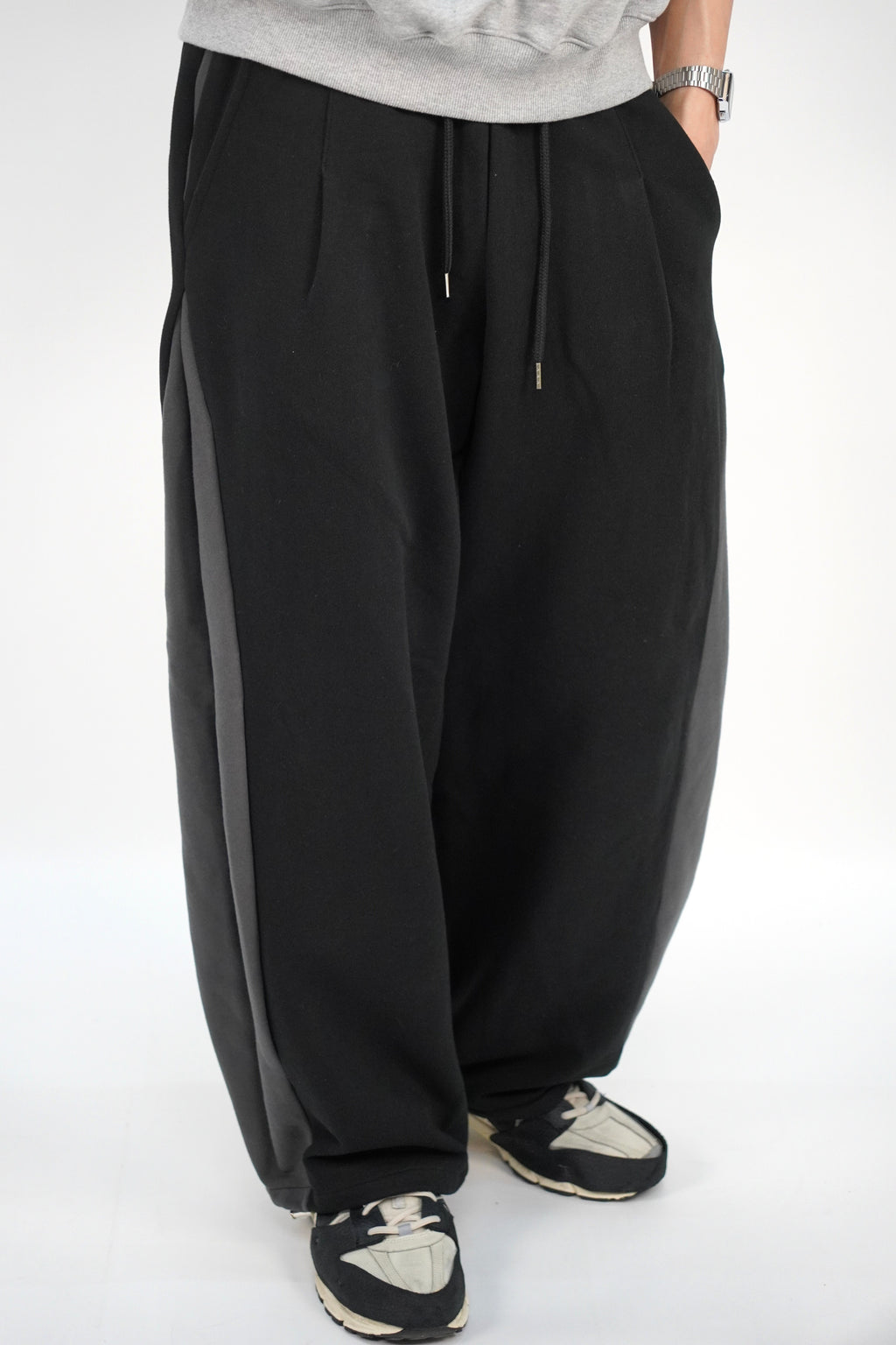 拼色鬆身氣球棉褲