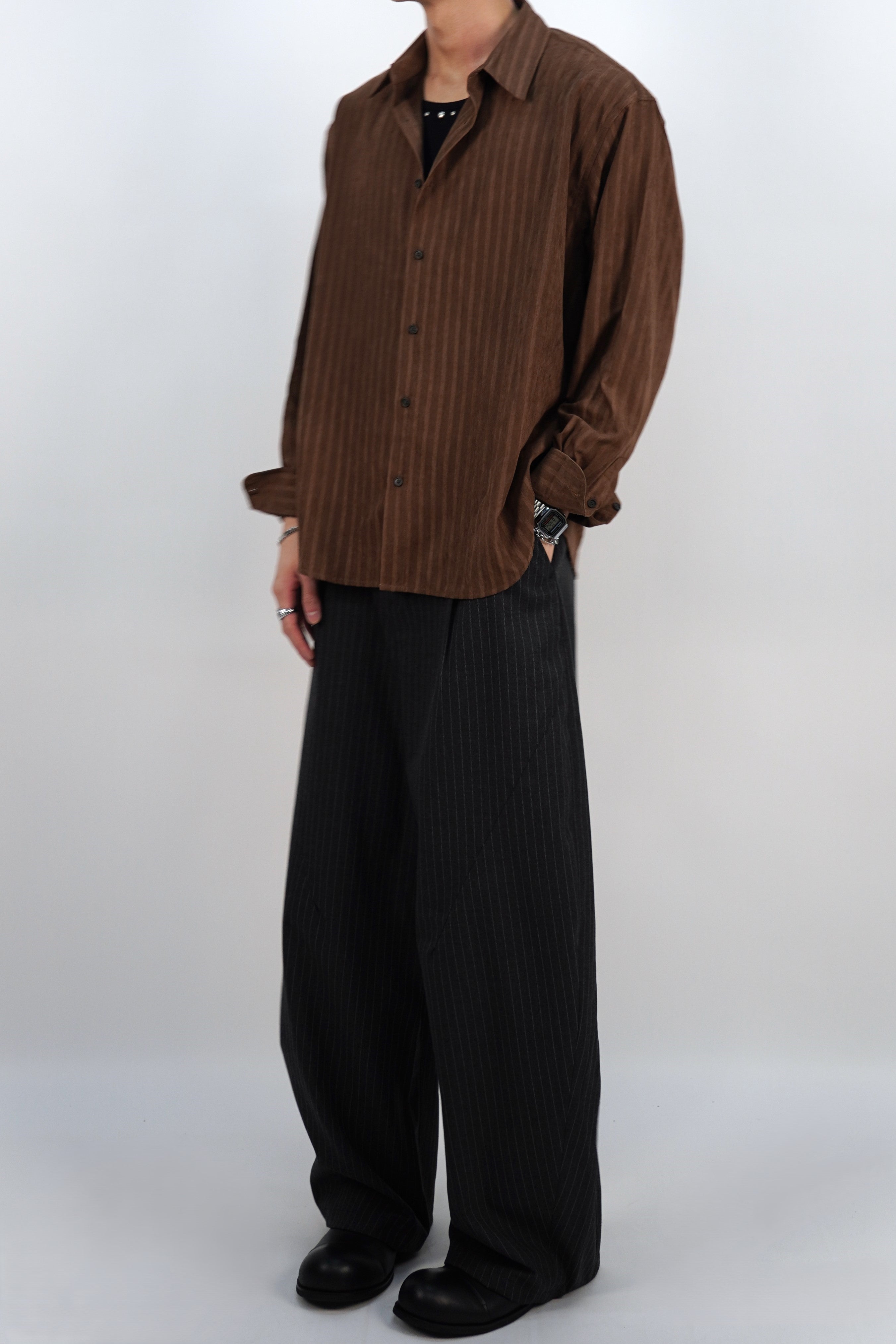 勞倫條紋襯衫(五色)