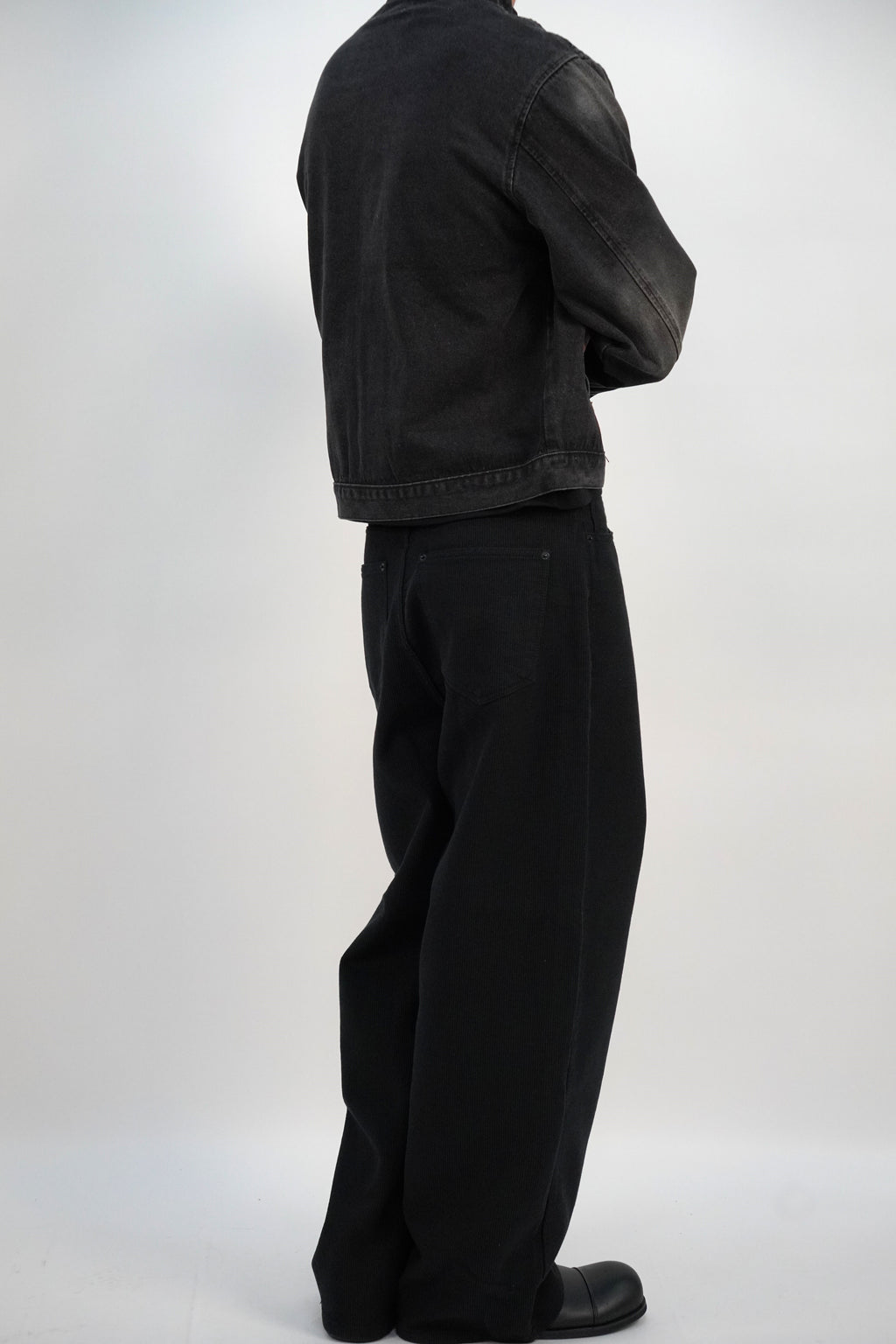 雙拉鏈牛仔短版外套(兩色)