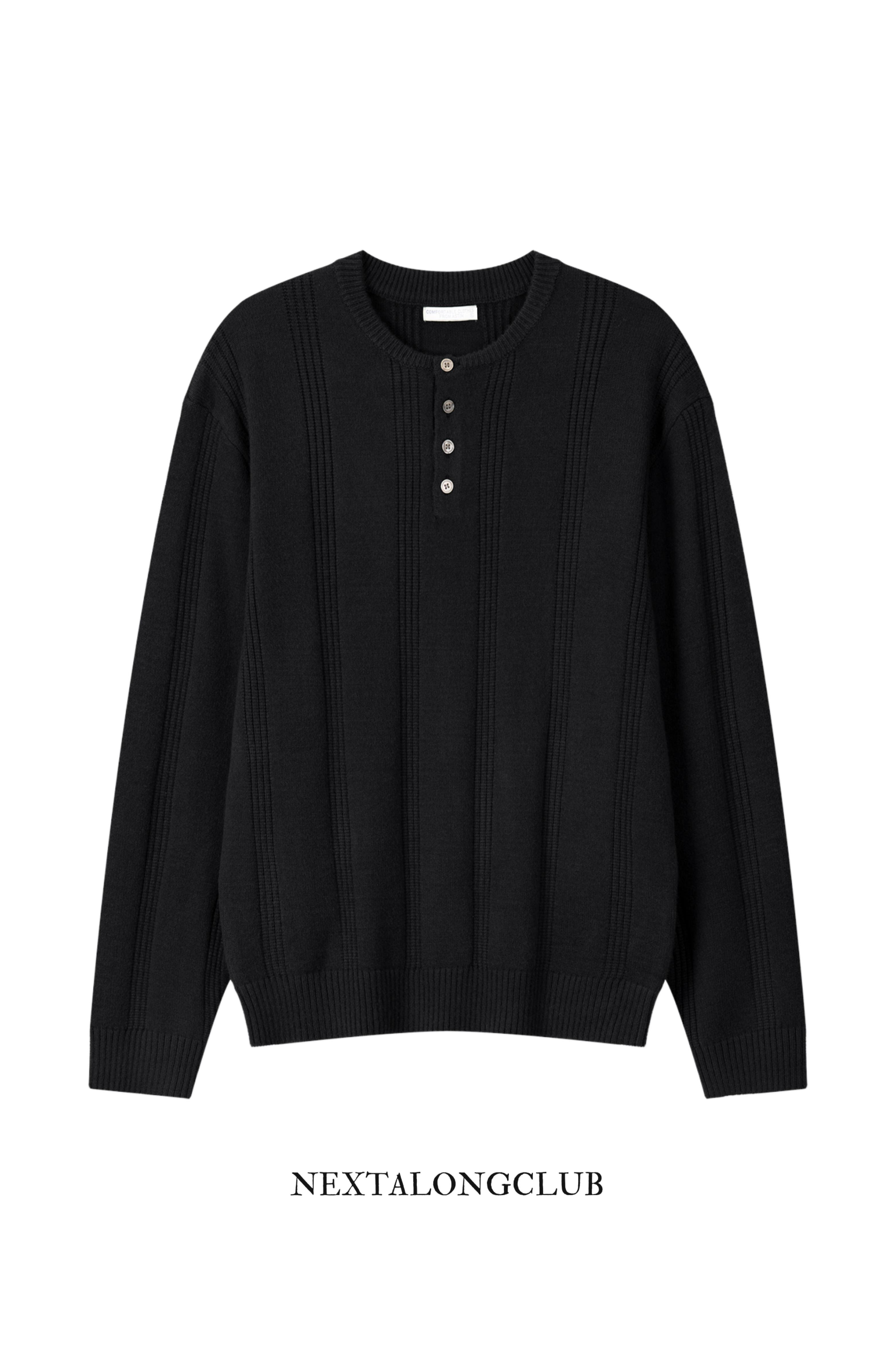 厚身圓領針織衫(六色)