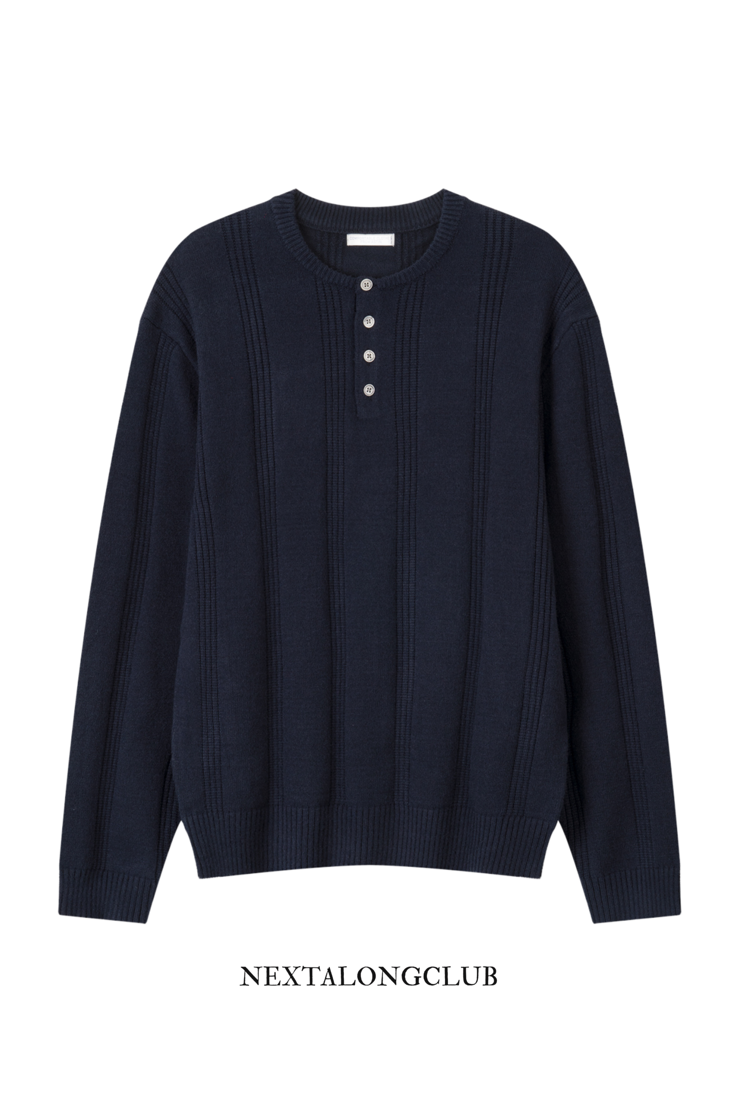 厚身圓領針織衫(六色)