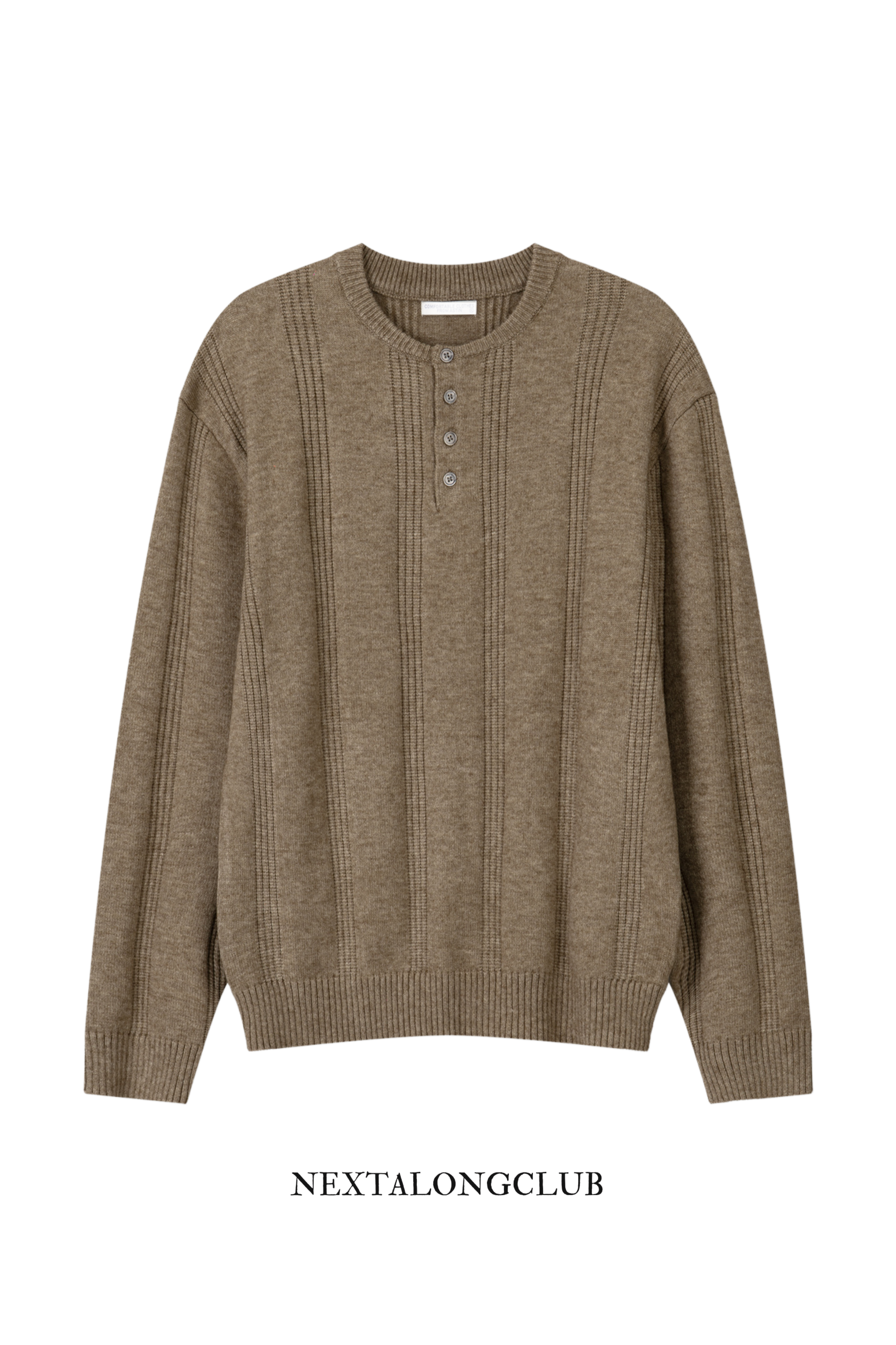 厚身圓領針織衫(六色)