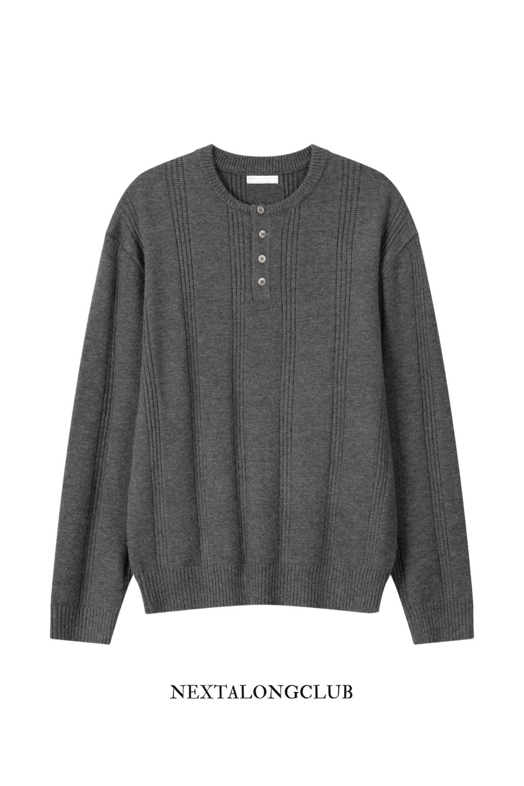 厚身圓領針織衫(六色)