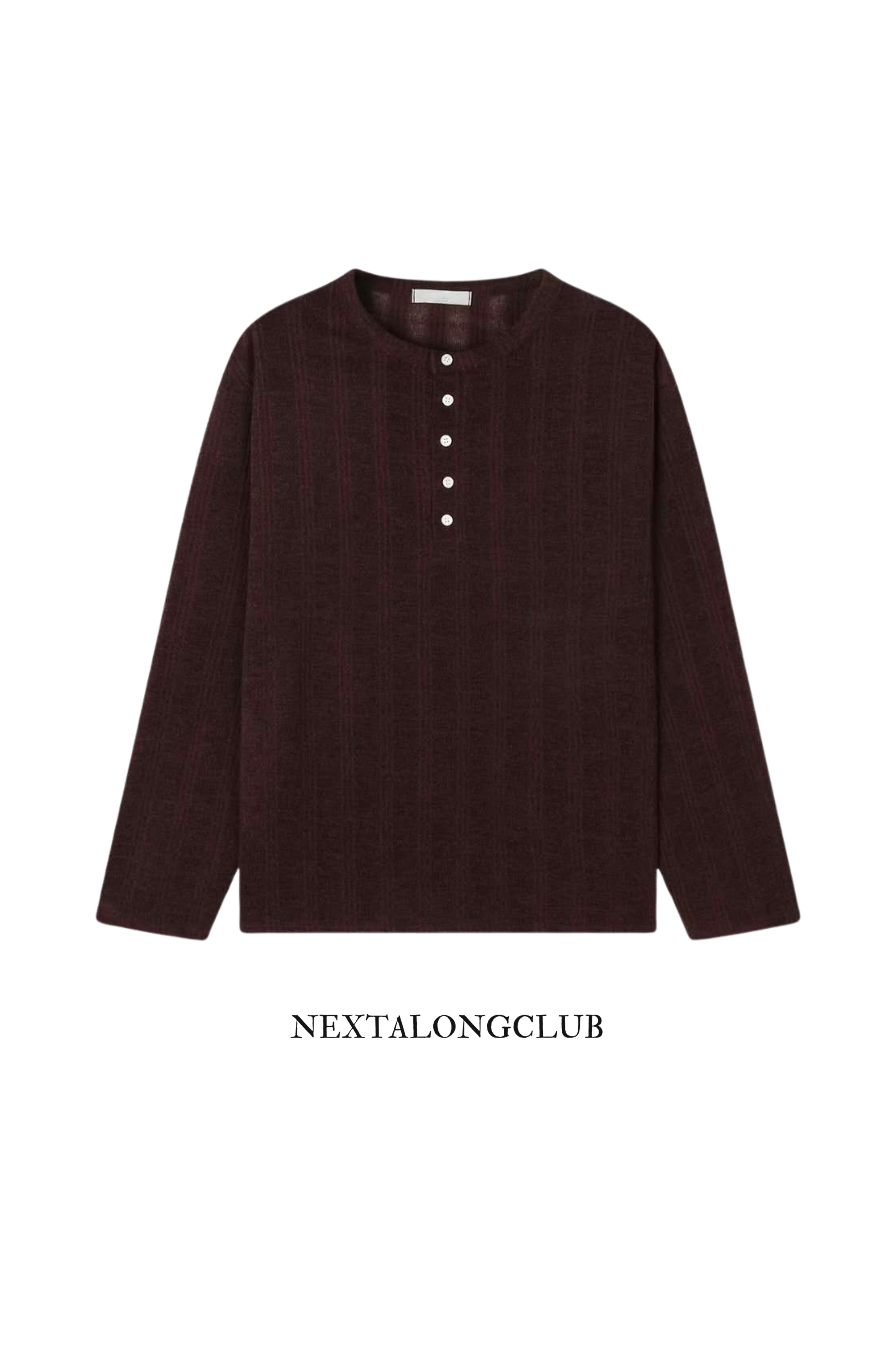 薄款亨利領針織衫