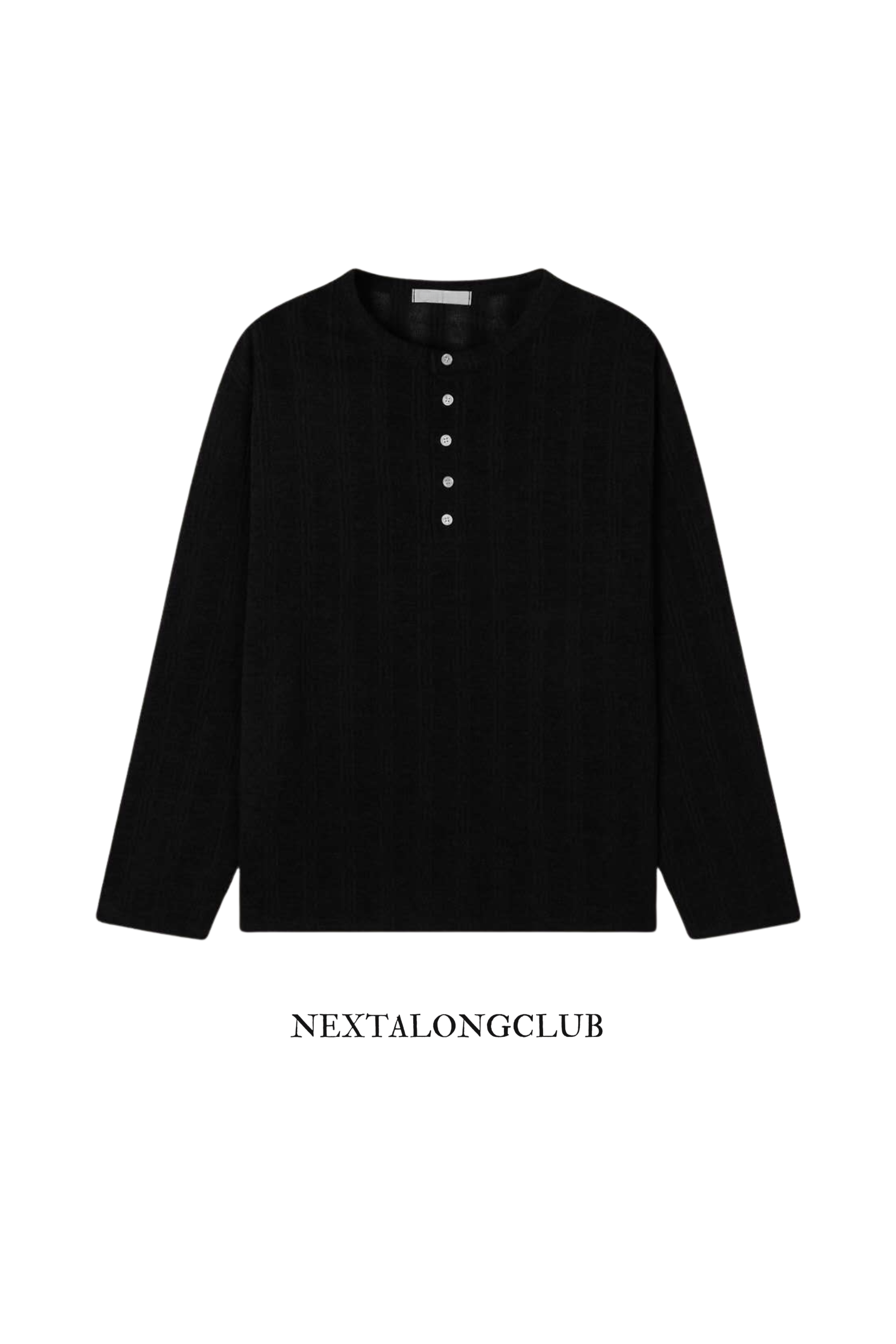 薄款亨利領針織衫