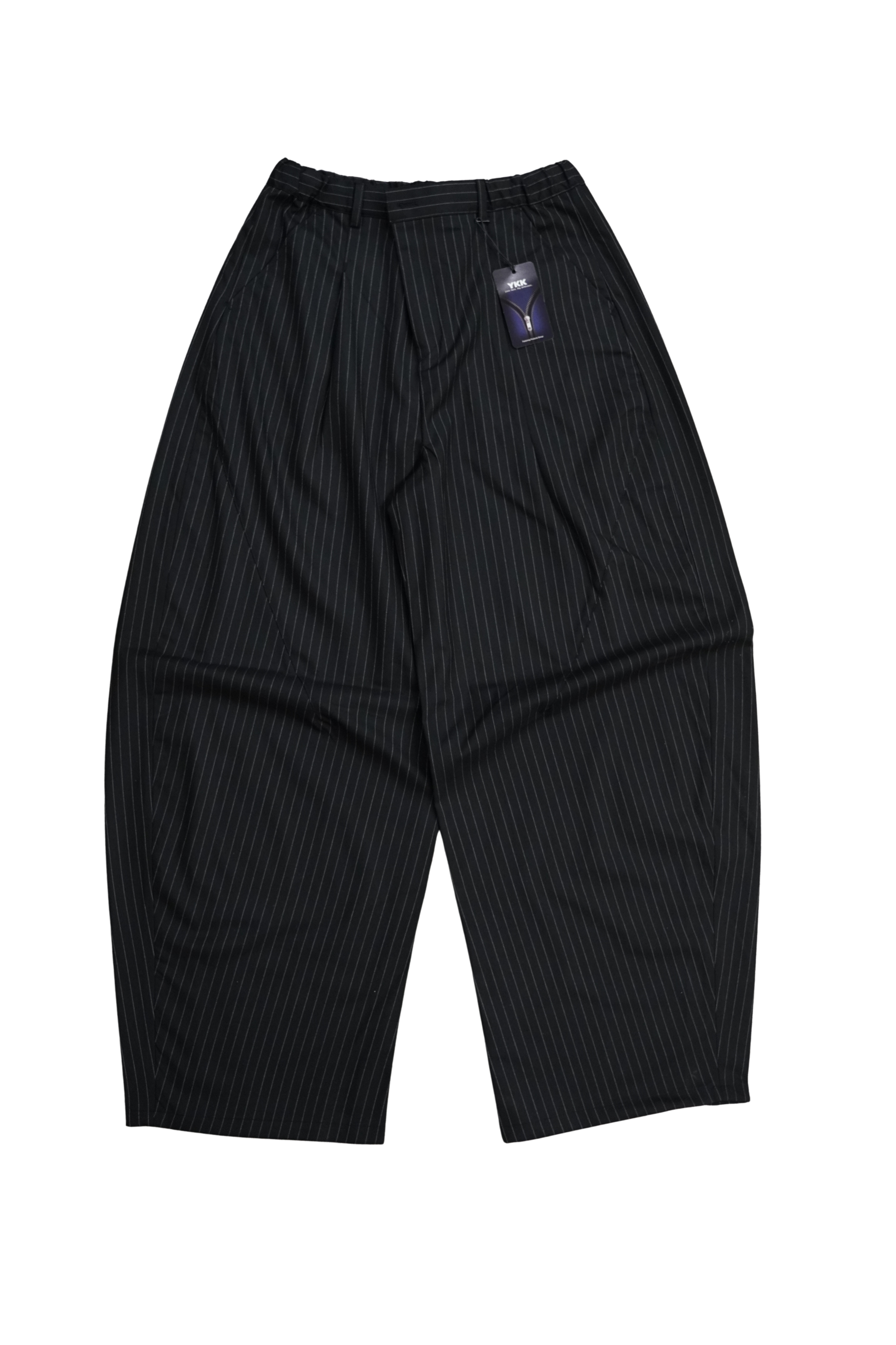 條紋闊腳西褲(兩色)