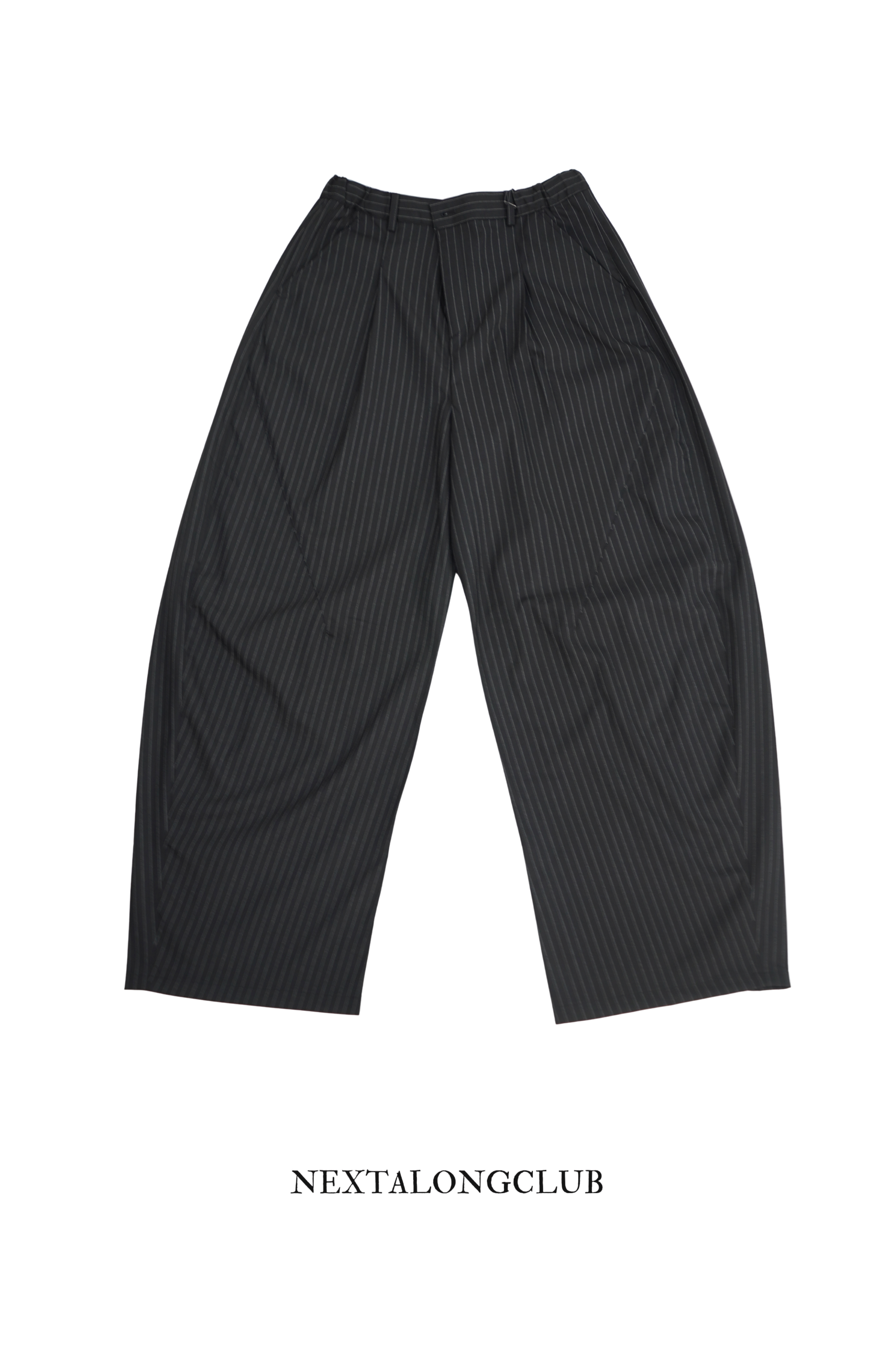 條紋闊腳西褲(兩色)