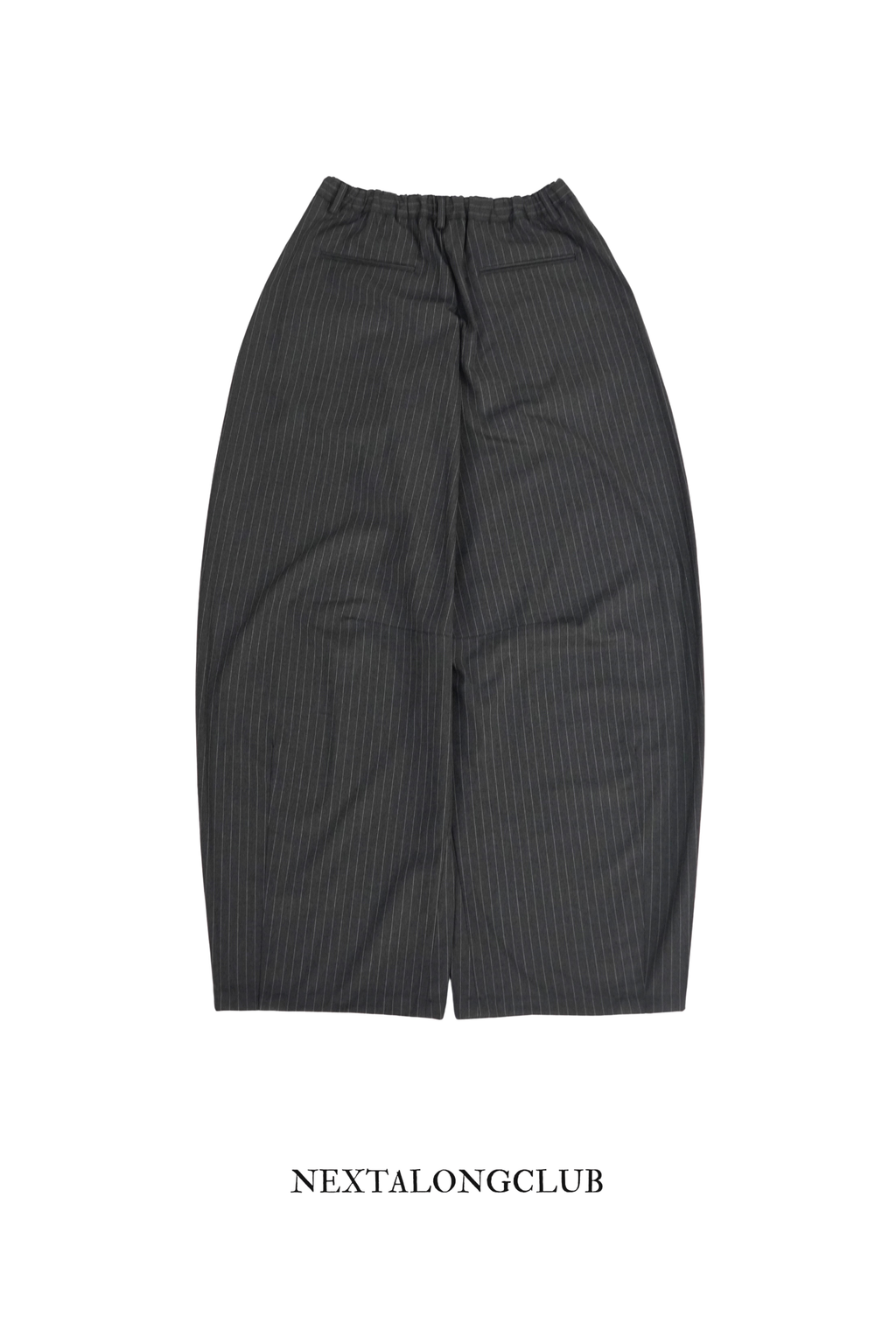 條紋闊腳西褲(兩色)