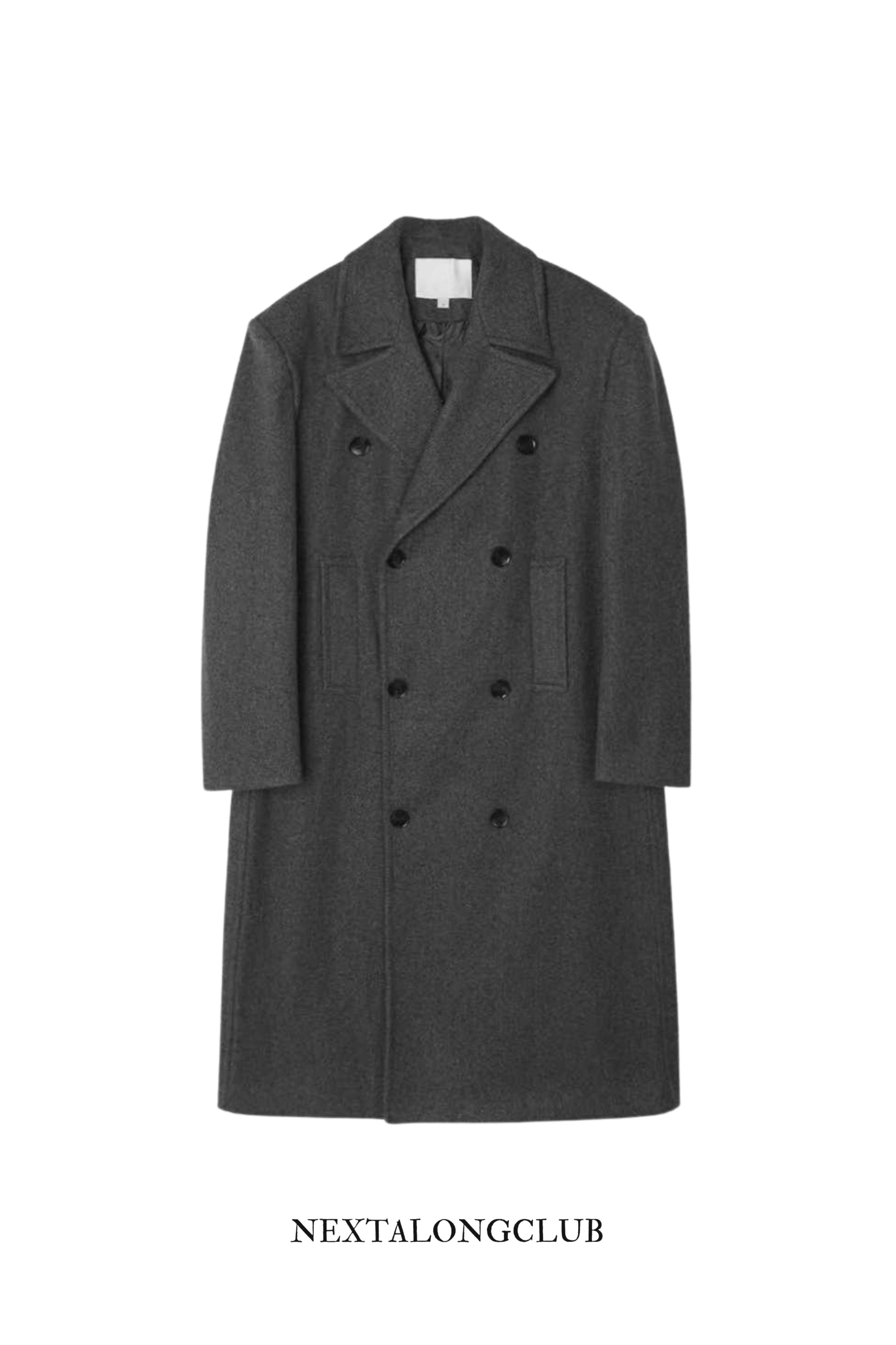 羊毛雙排扣大衣(兩色)