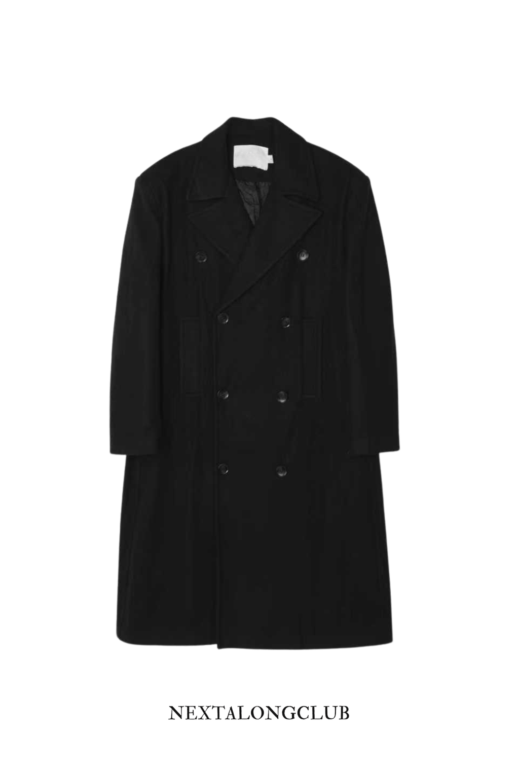 羊毛雙排扣大衣(兩色)