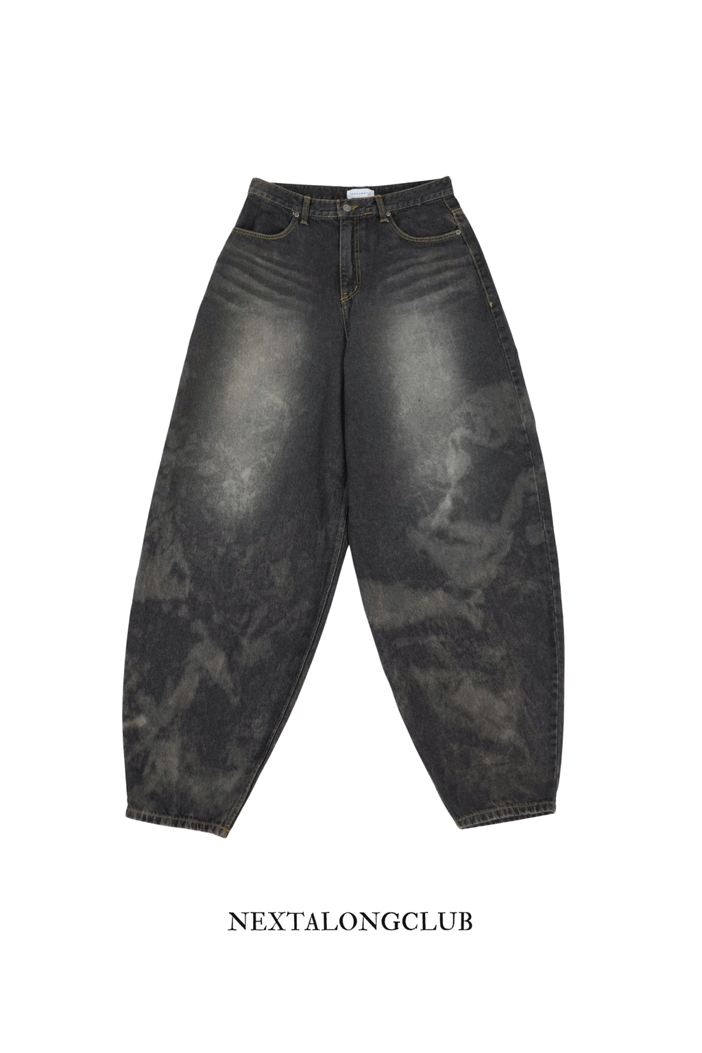 水洗氣球牛仔褲