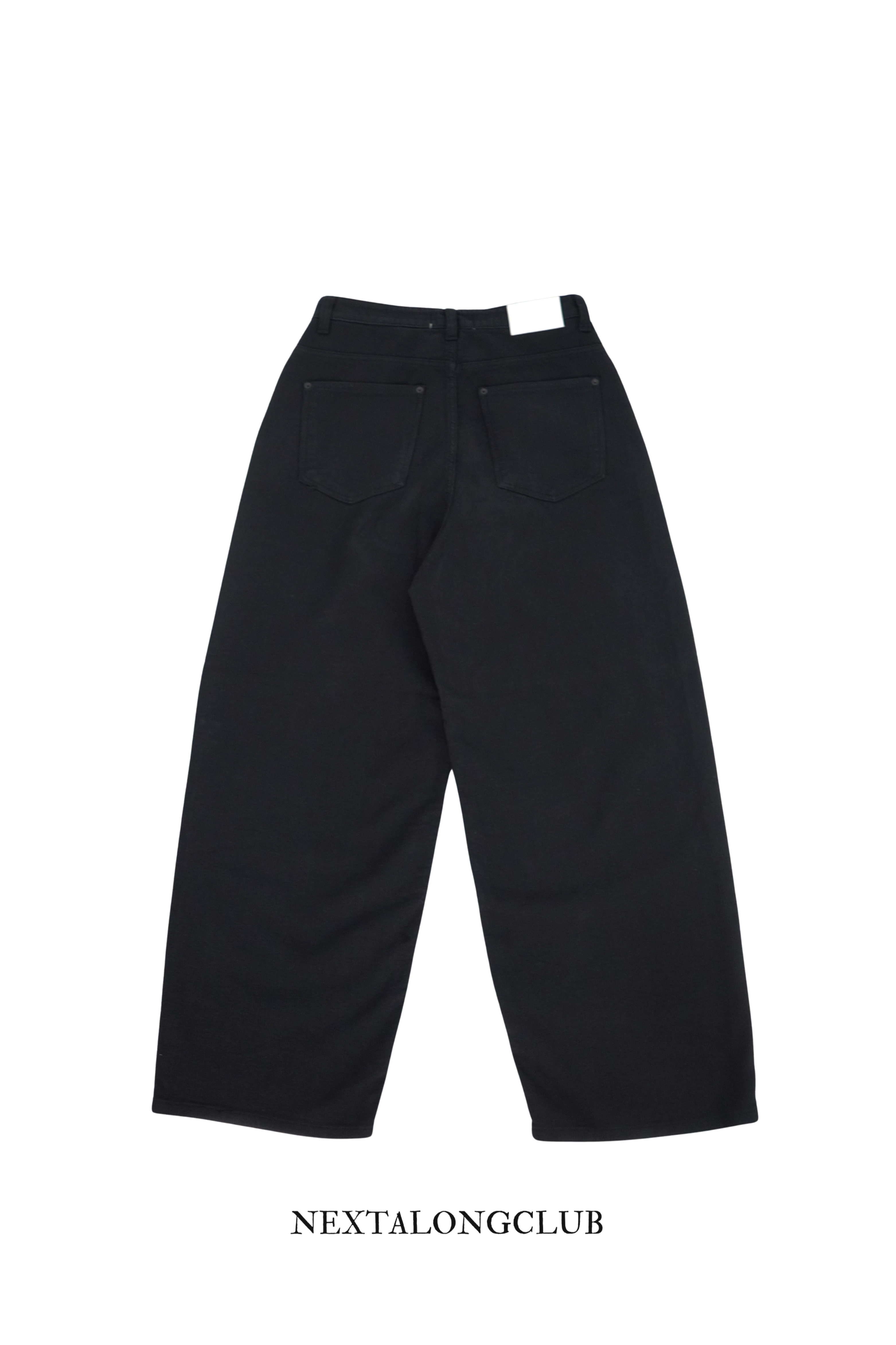 燈芯絨闊腳直筒褲