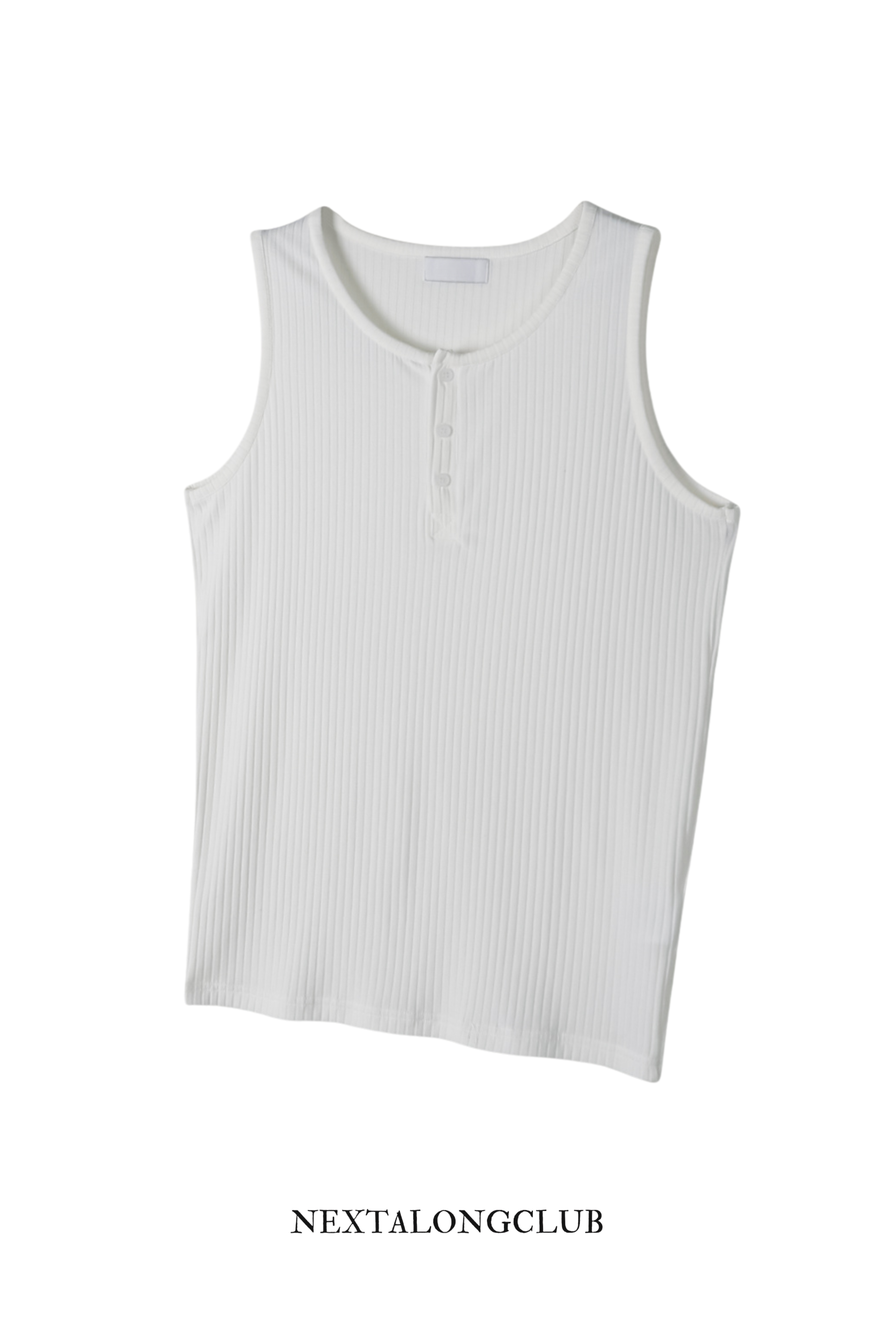 羅紋厚身亨利領背心 (四色)