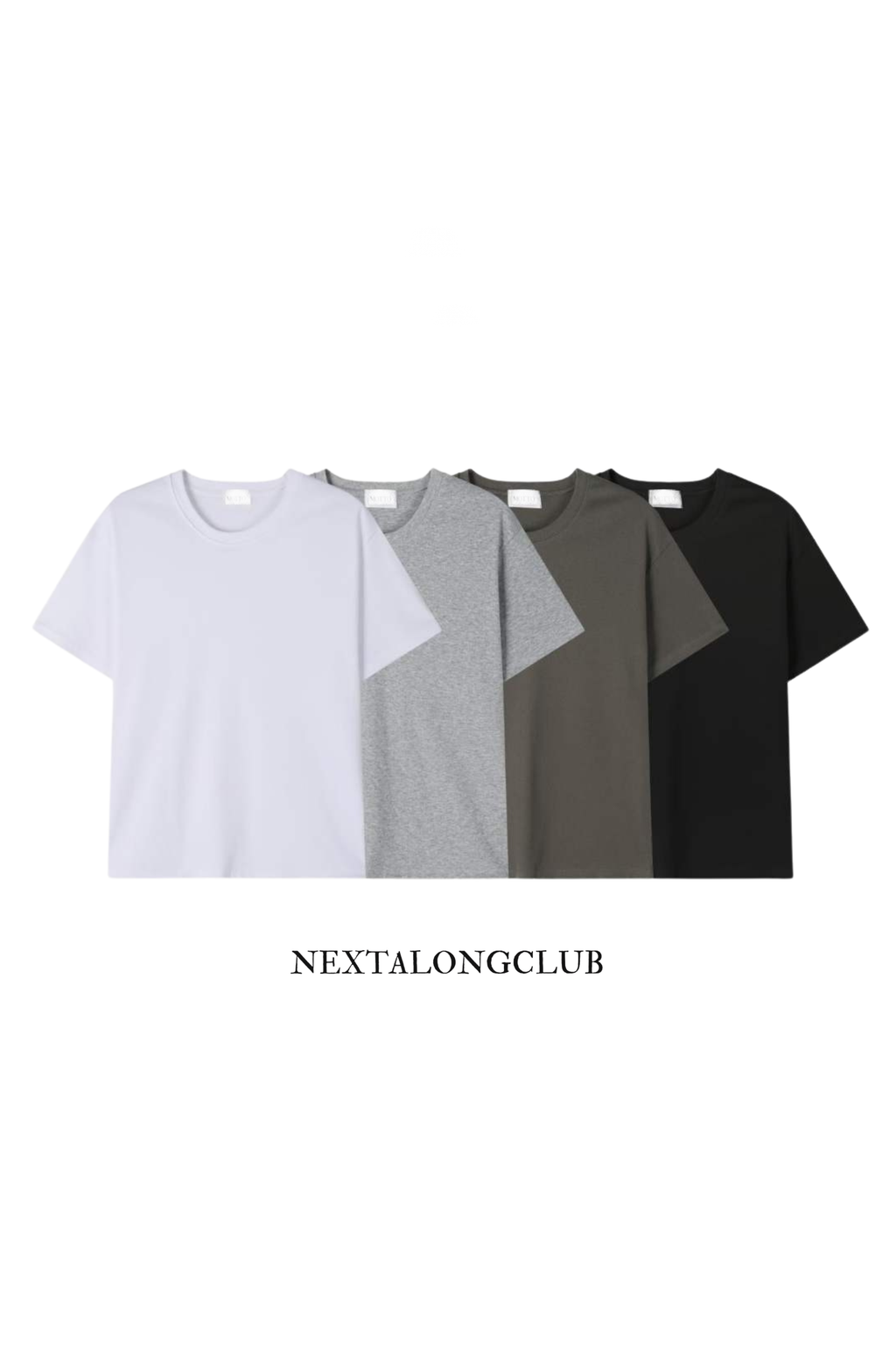 短款羅紋短袖T恤(四色)