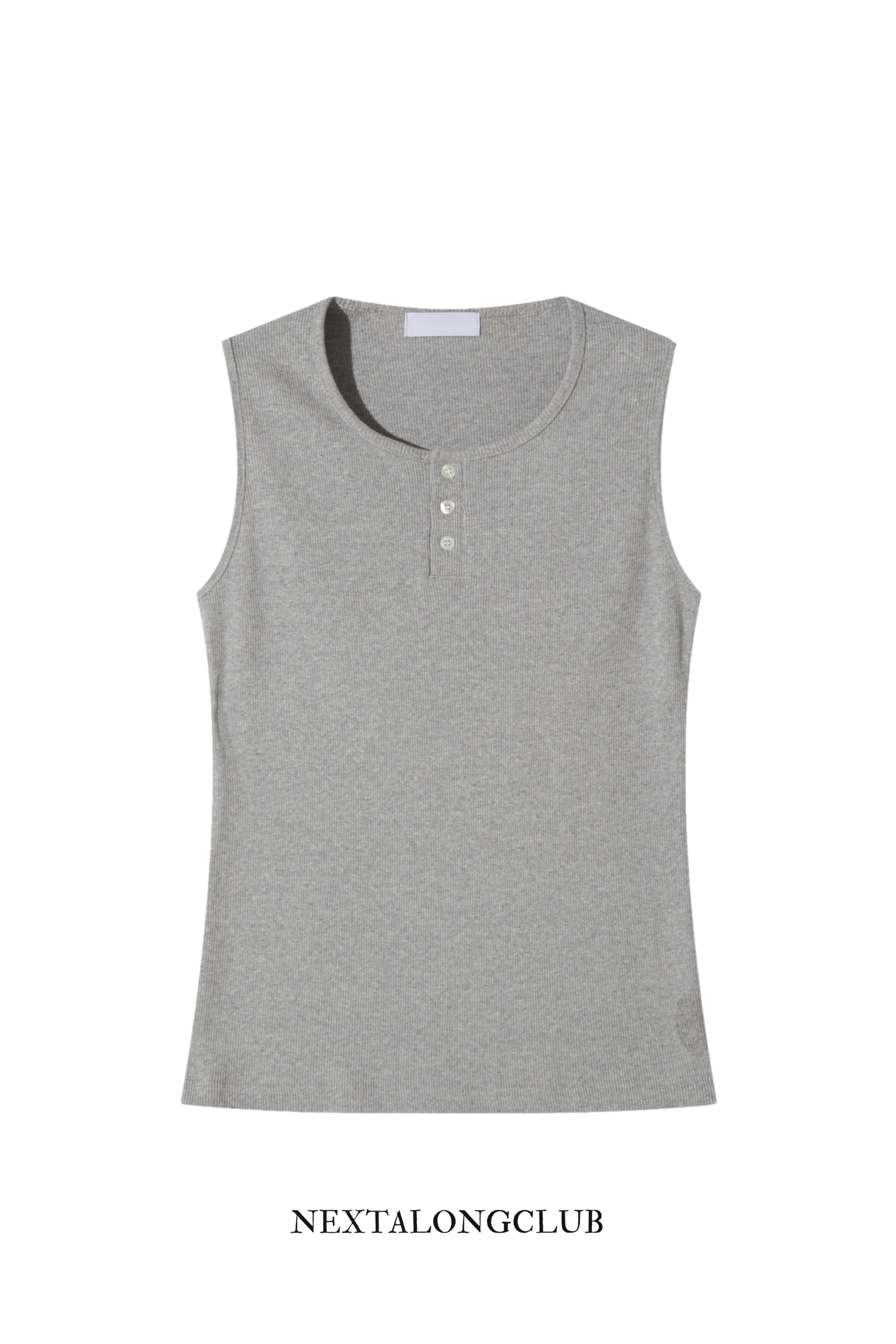 羅紋收腰亨利領背心 (四色)