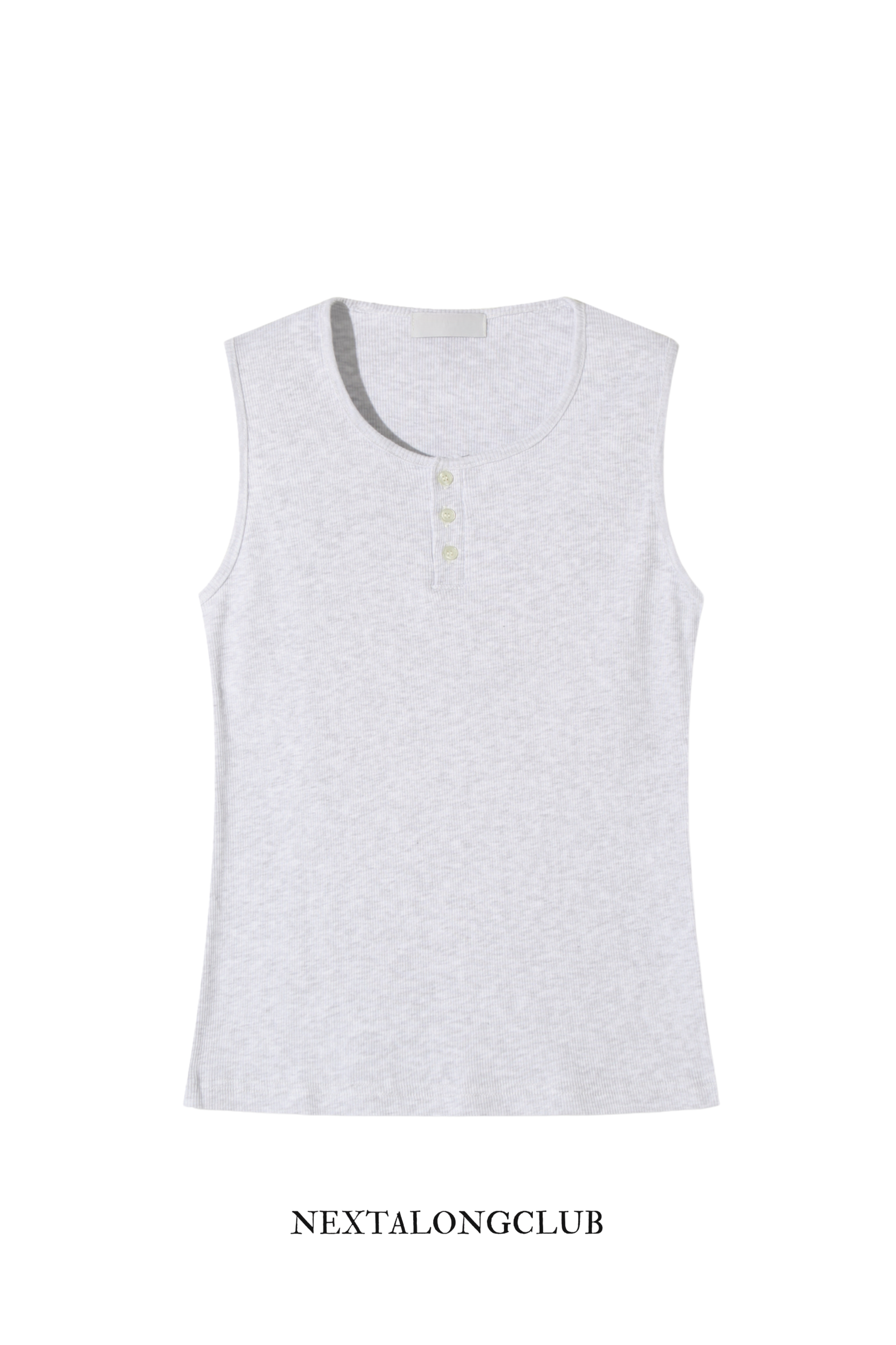 羅紋收腰亨利領背心 (四色)