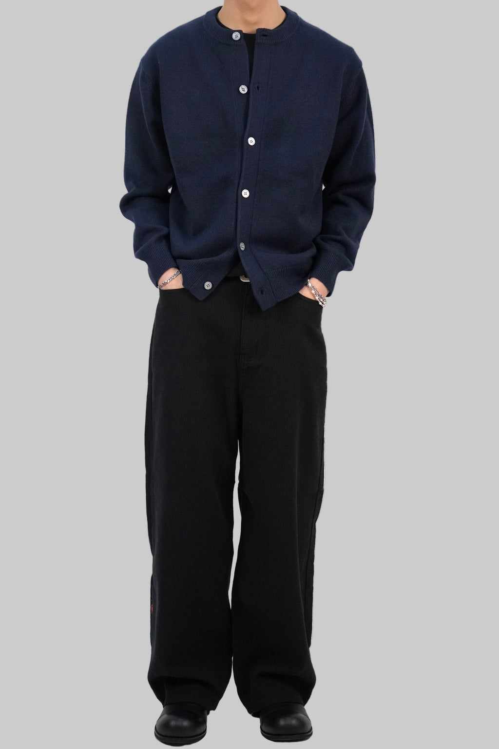 針織圓領外套(六色）