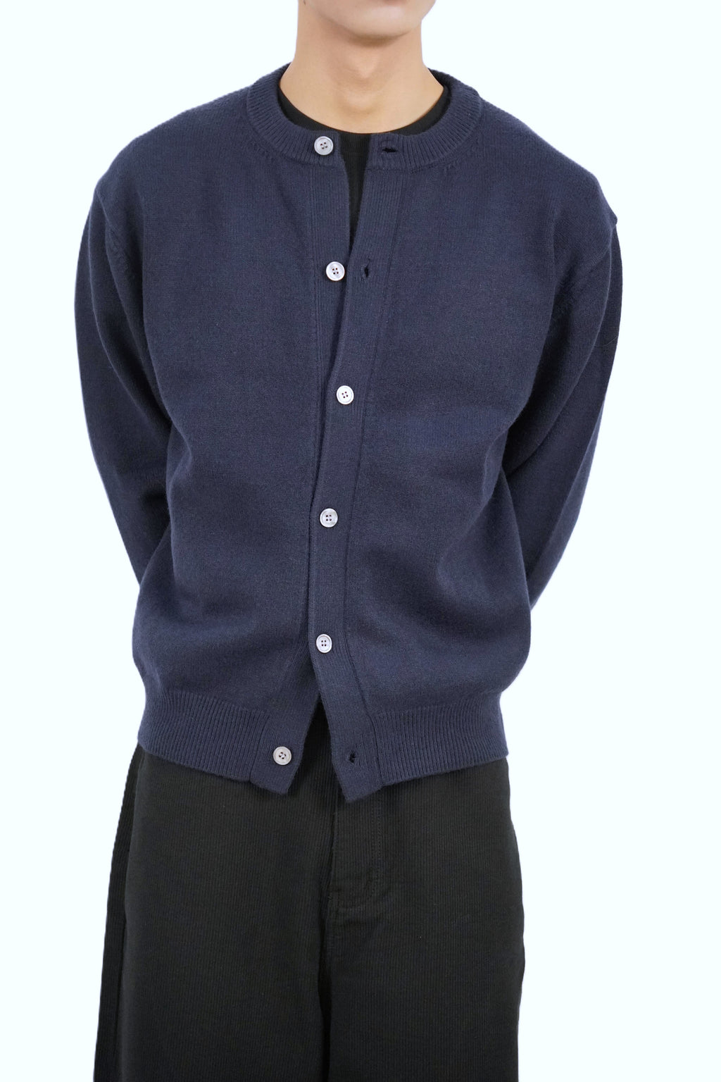 針織圓領外套(六色）