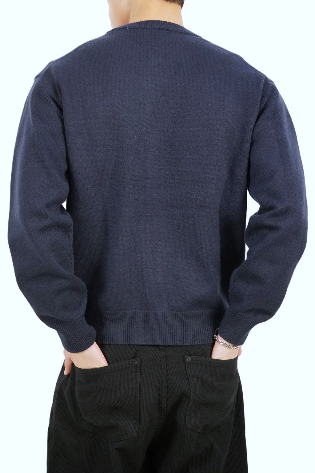 針織圓領外套(六色）