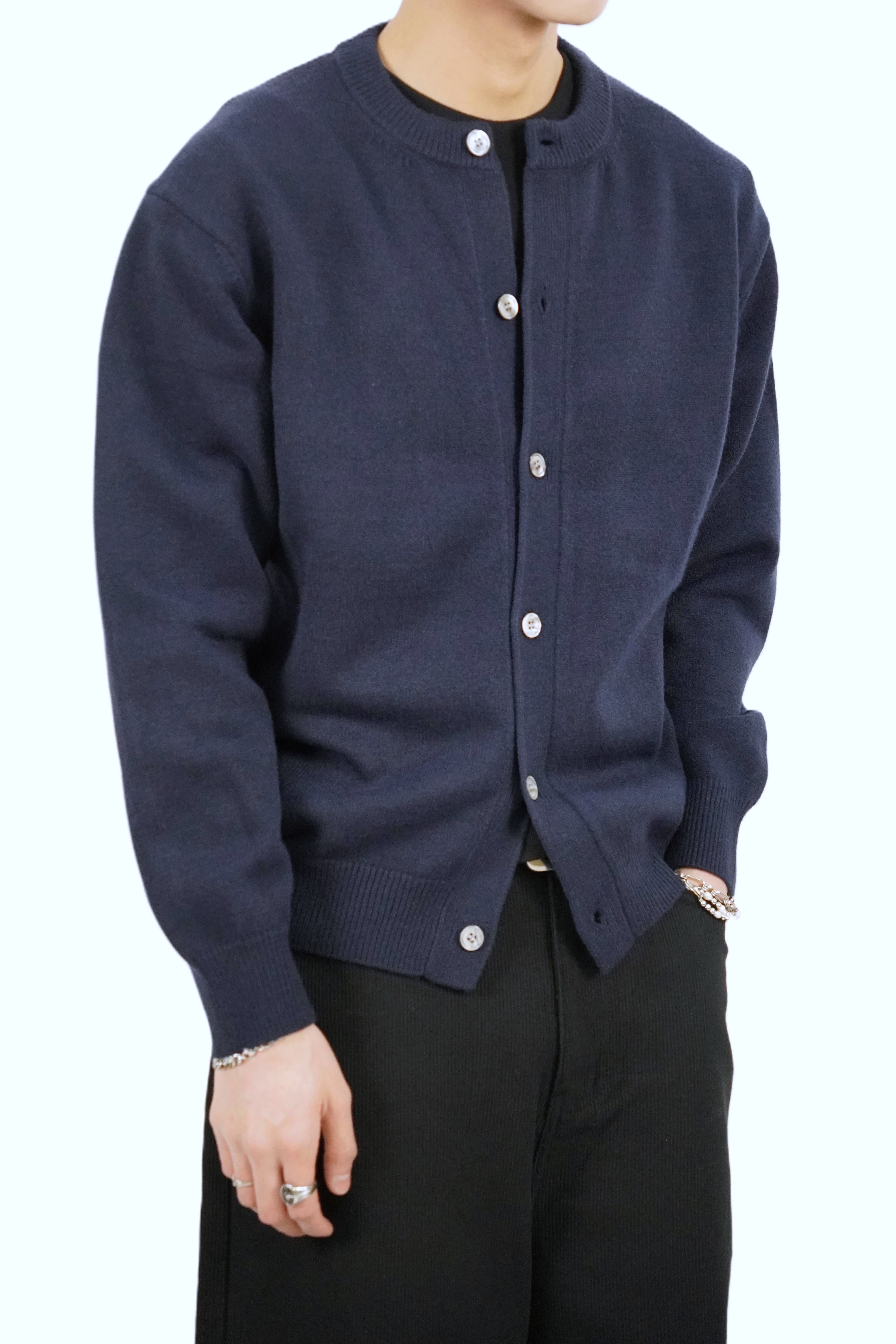 針織圓領外套(六色）