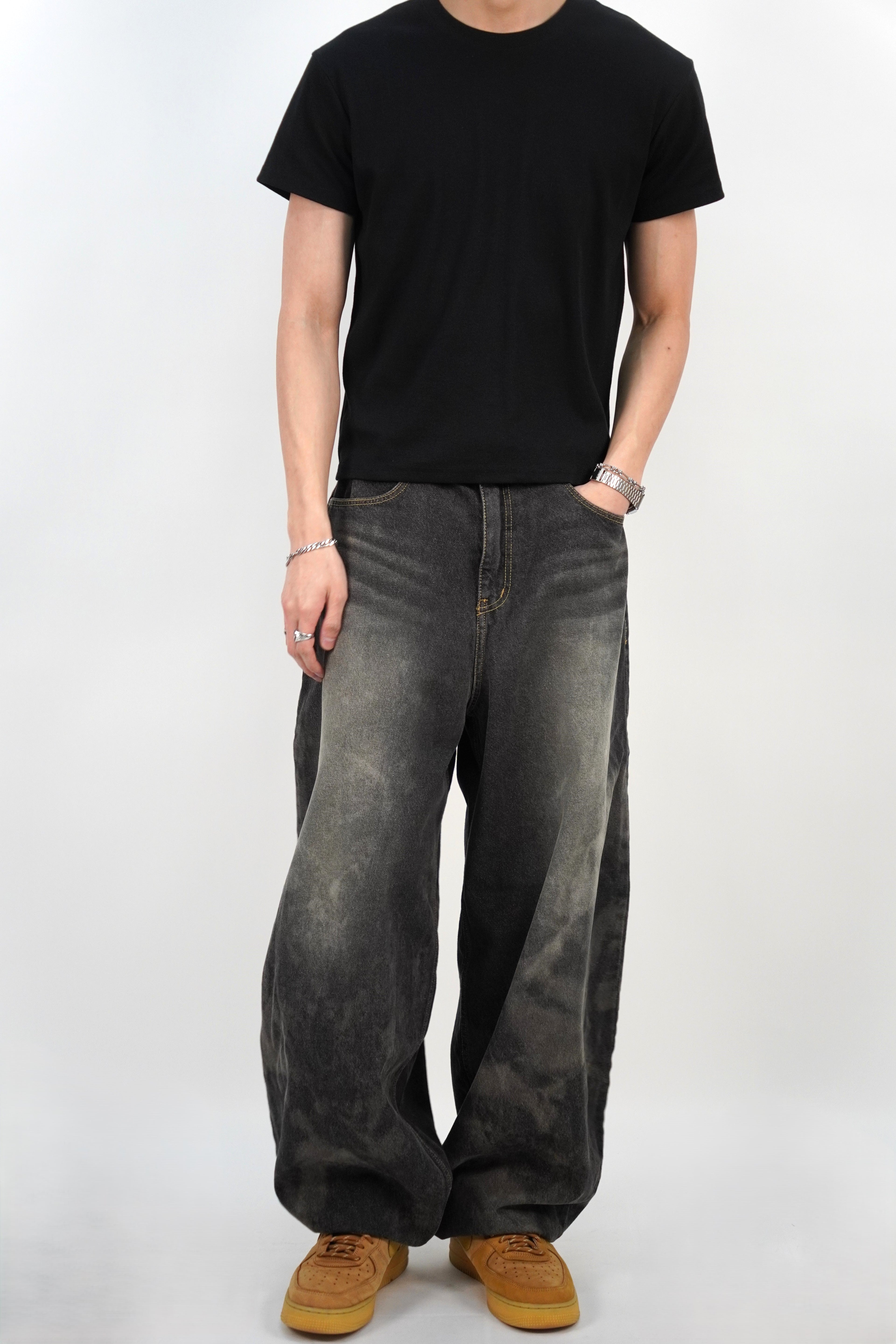 短款羅紋短袖T恤(四色)