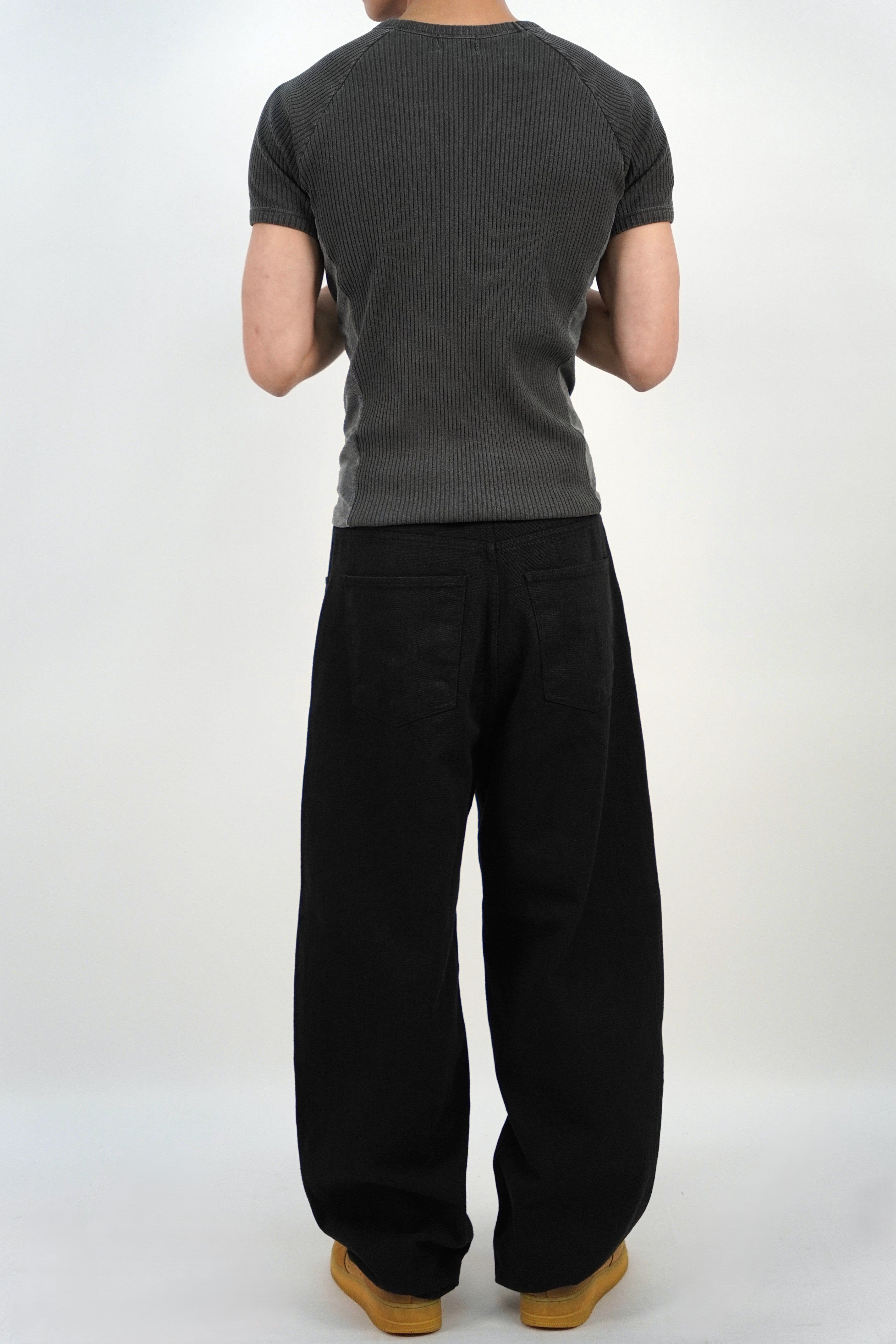 羅紋收腰短袖T恤(四色)