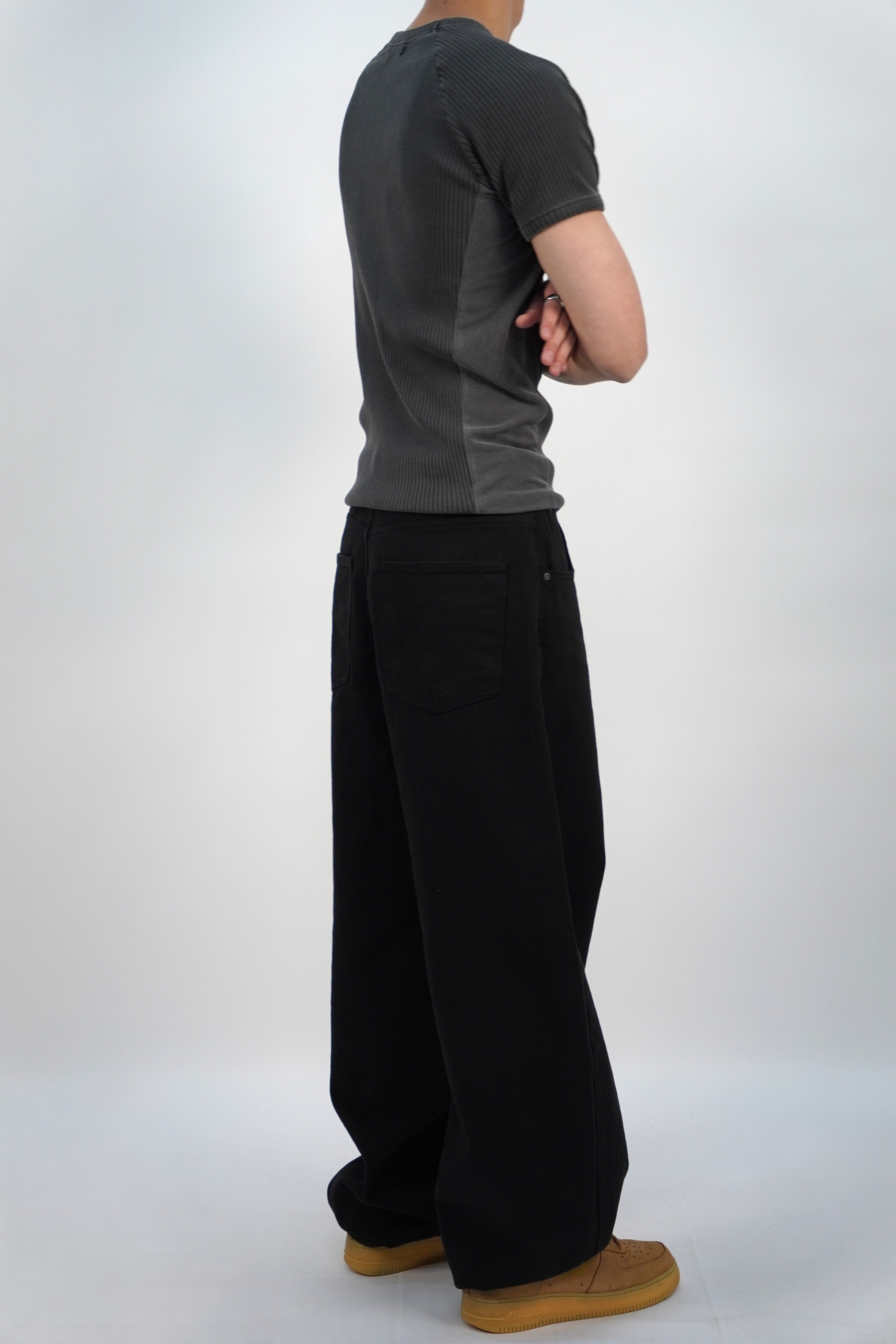 竹節棉寬鬆氣球長褲