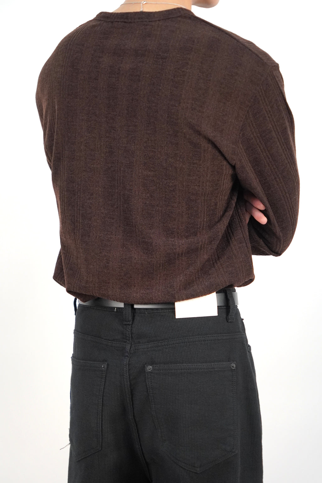 薄款亨利領針織衫