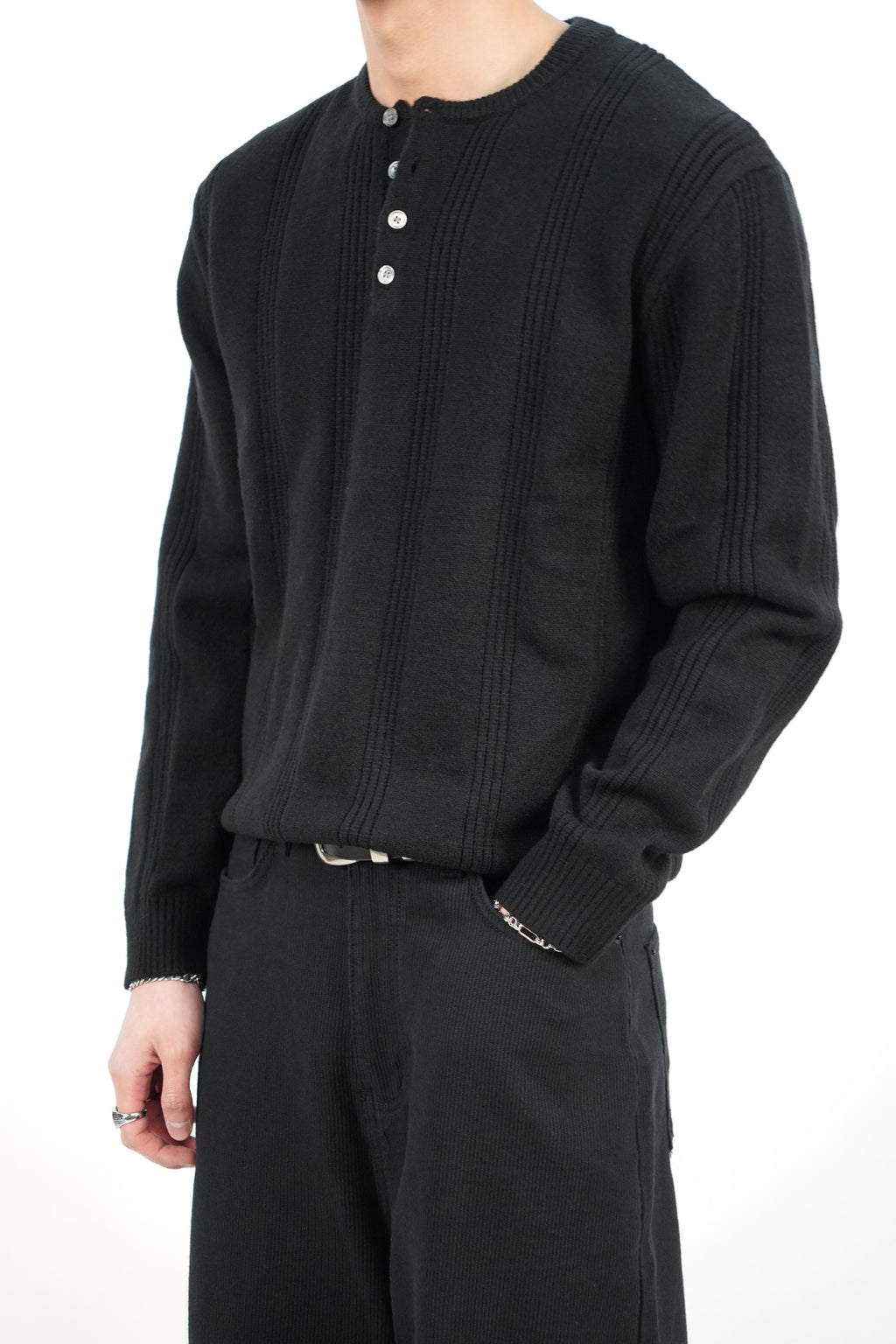 厚身圓領針織衫(六色)