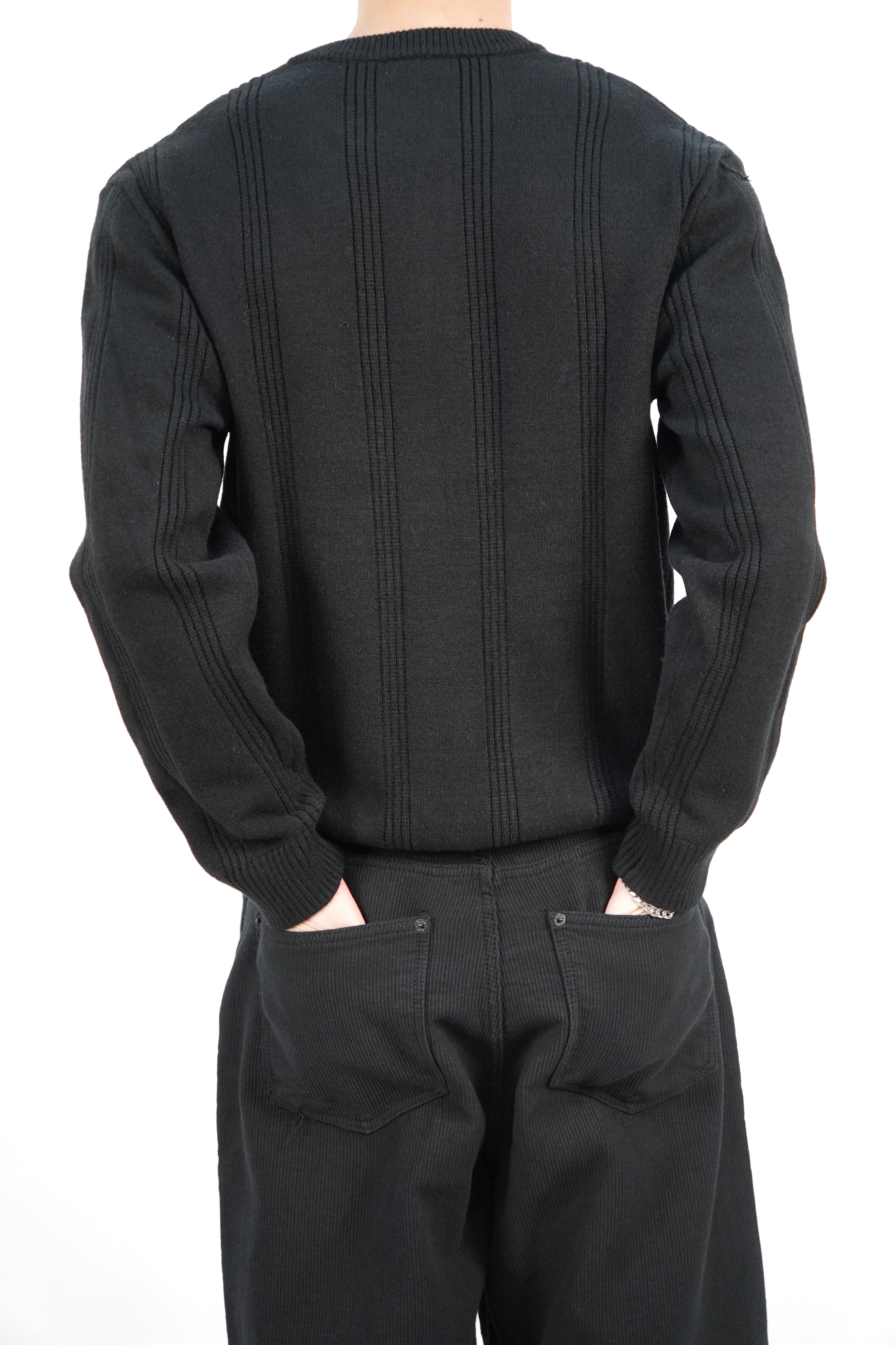 厚身圓領針織衫(六色)