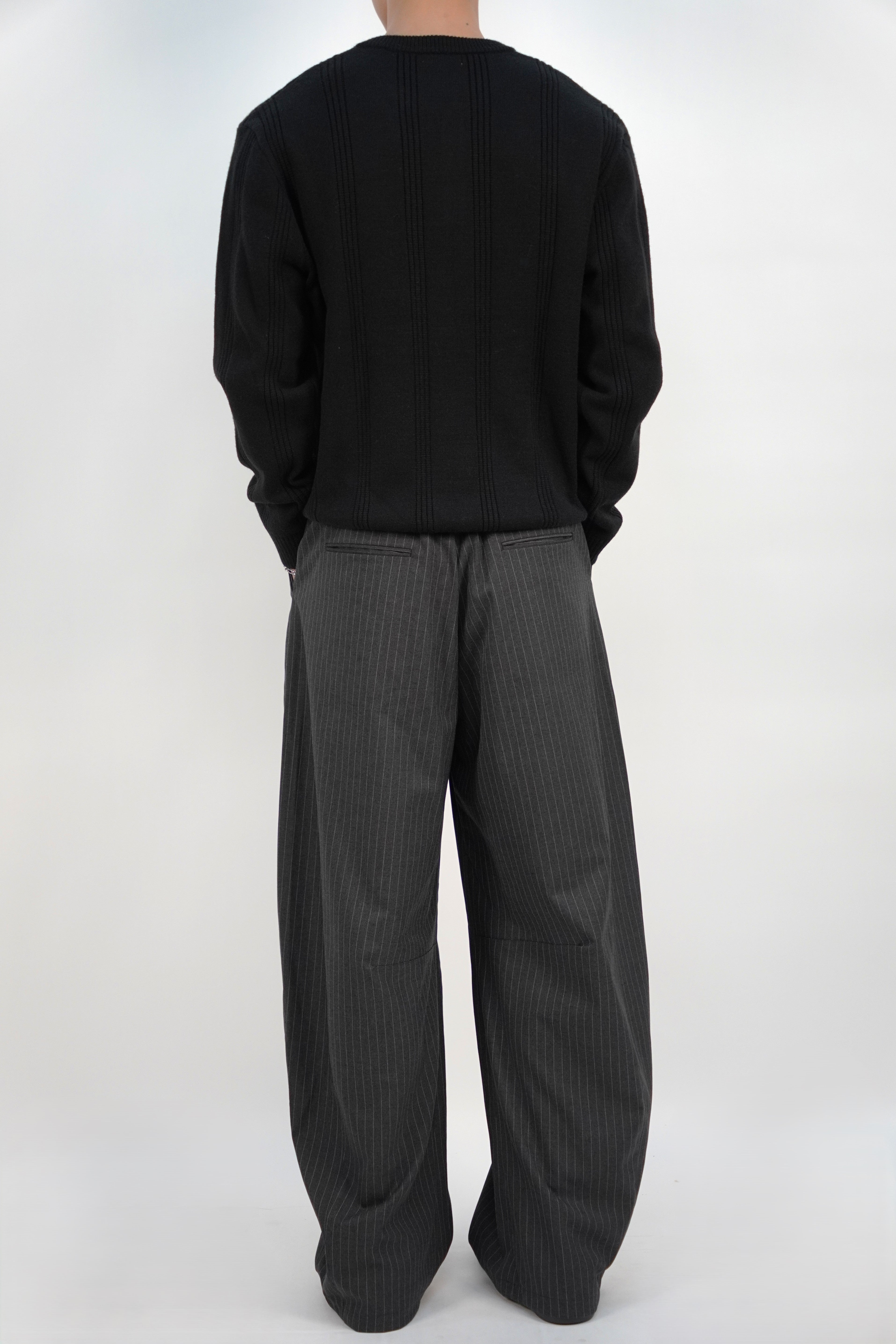 厚身圓領針織衫(六色)