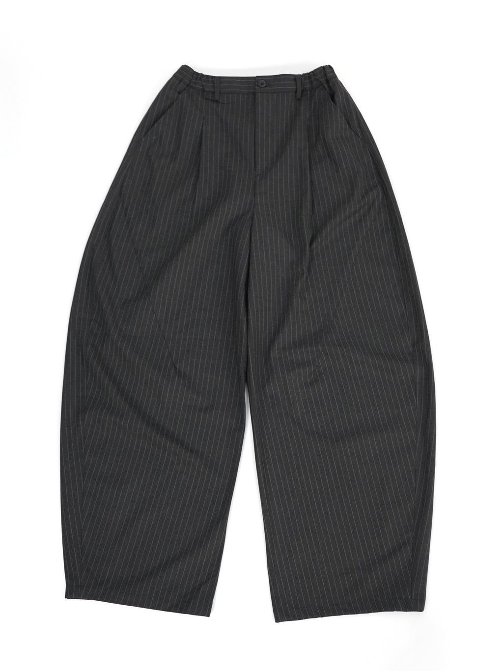 條紋闊腳西褲(兩色)