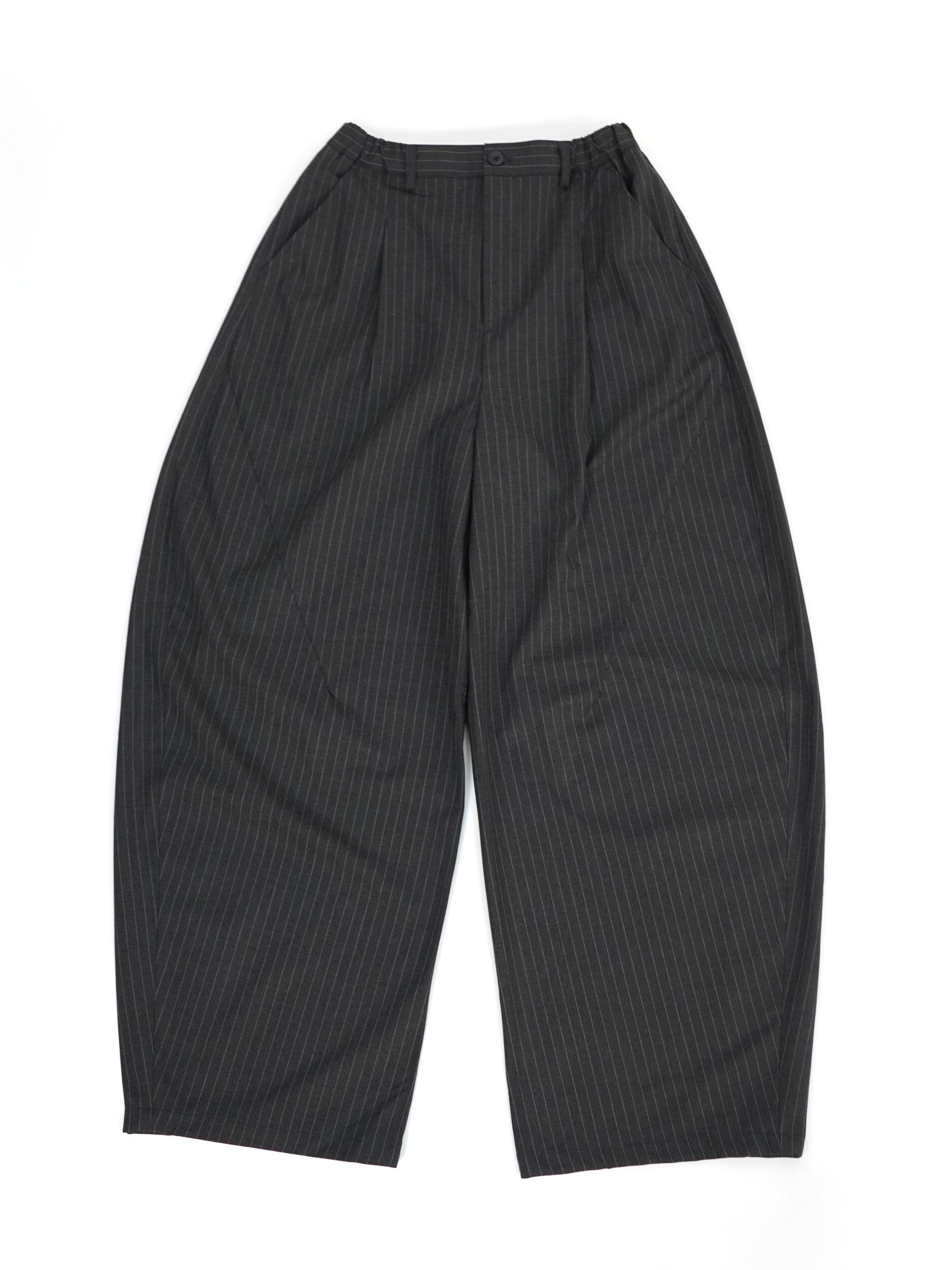 條紋闊腳西褲(兩色)