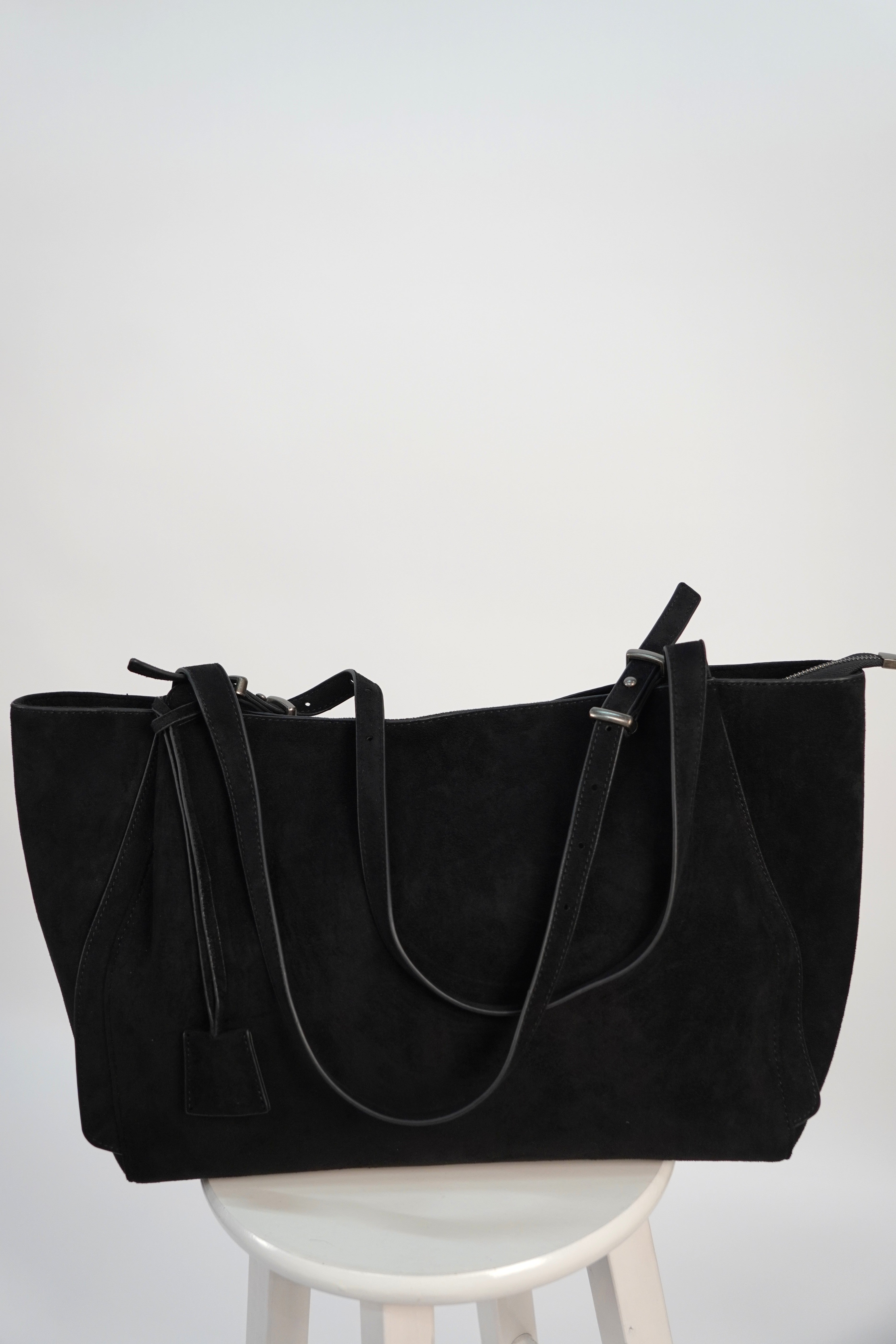 麂皮單肩袋(兩色)