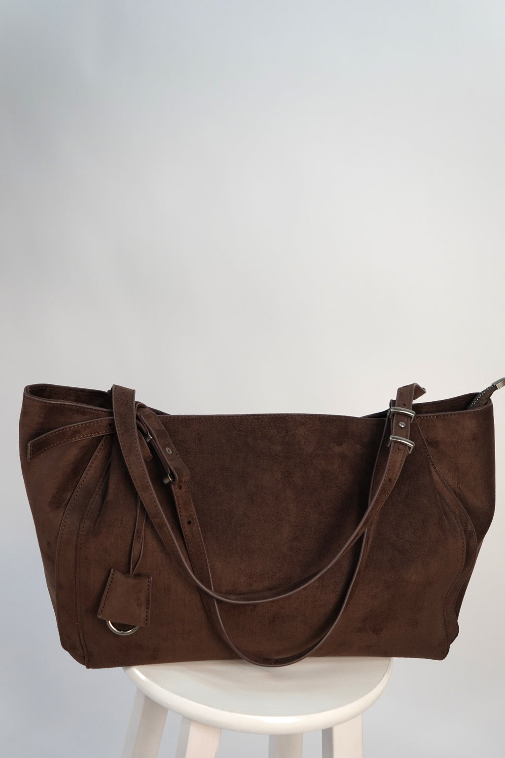 麂皮單肩袋(兩色)