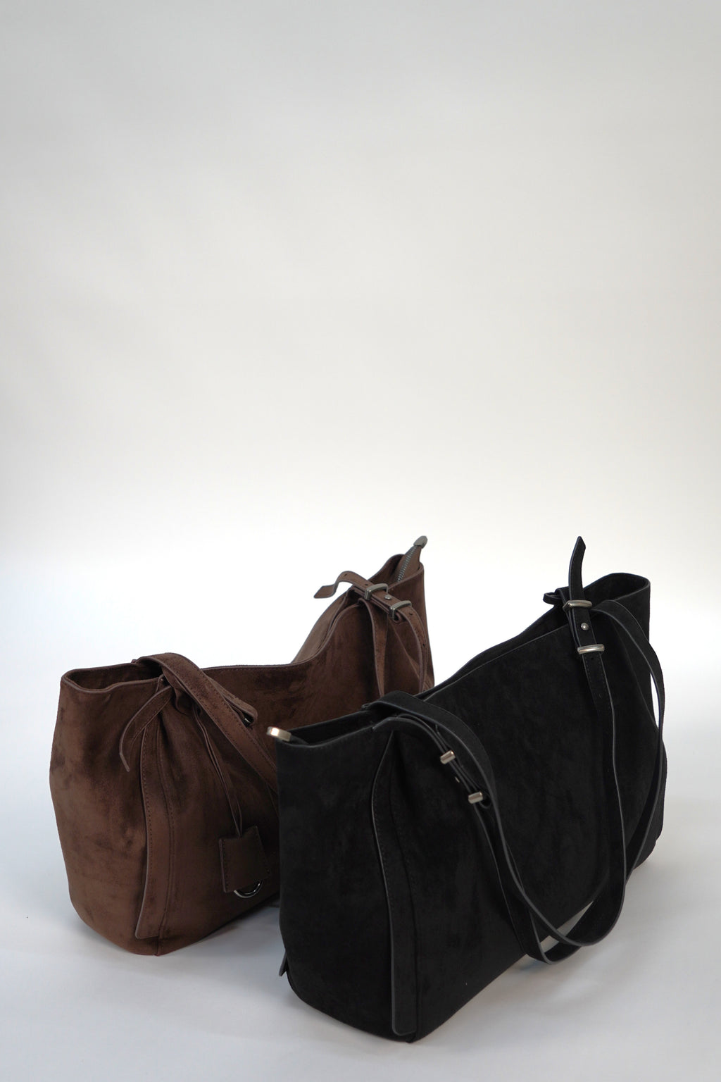 麂皮單肩袋(兩色)