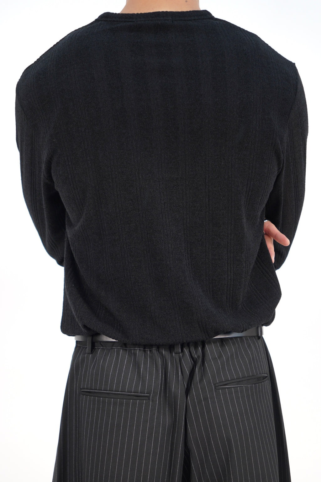 薄款亨利領針織衫