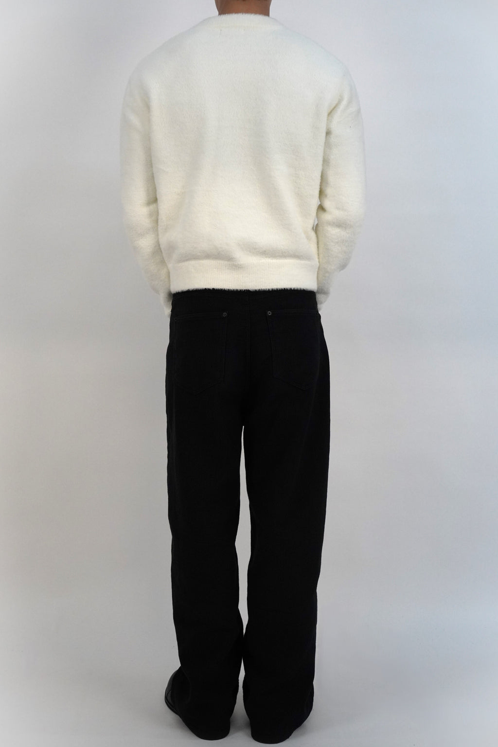 [雙拉鍊] 圓領絨毛針織外套(四色)