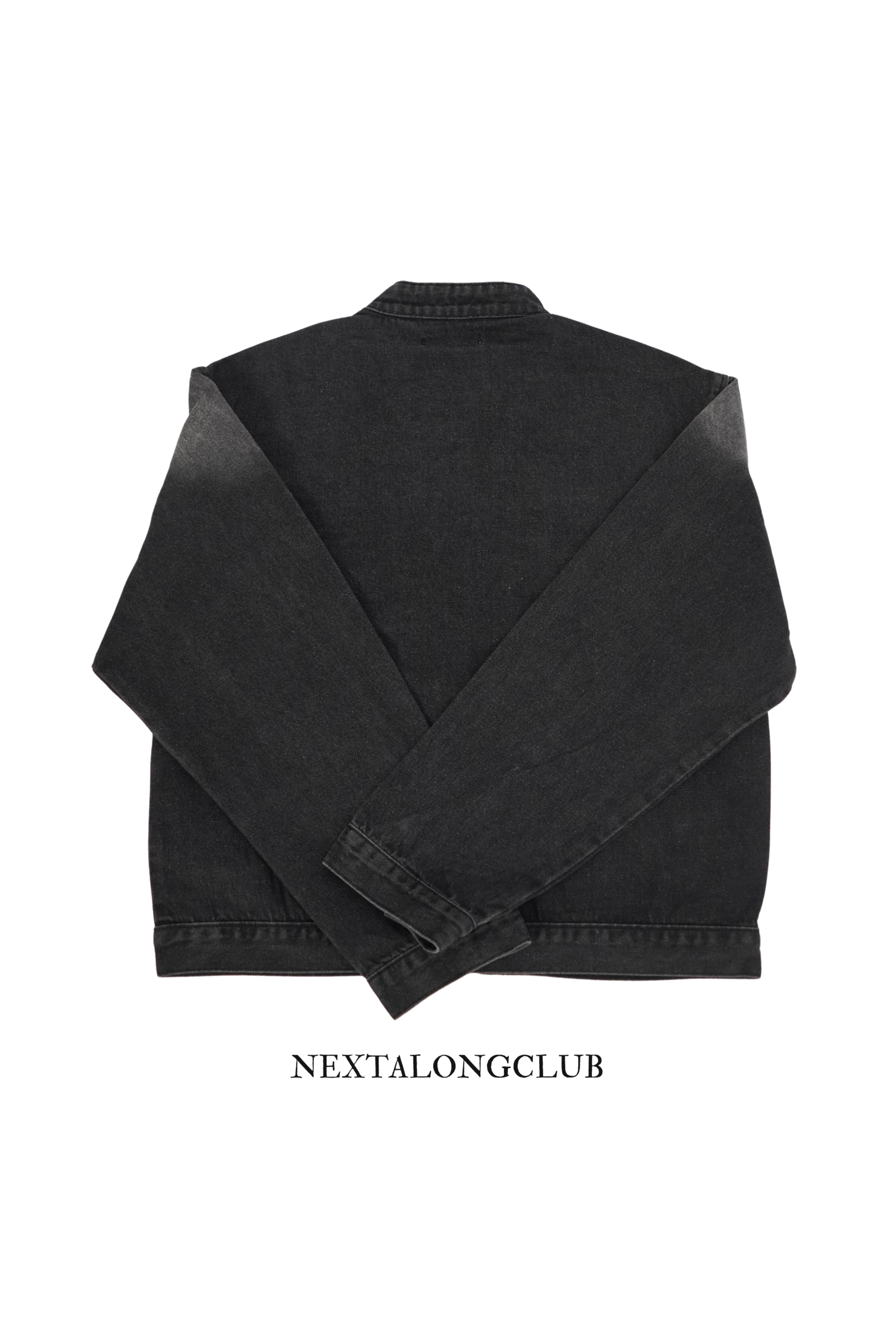 [雙拉鏈] 牛仔短版外套(兩色)