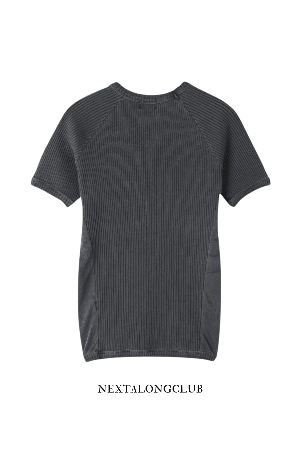 羅紋收腰短袖T恤(四色)