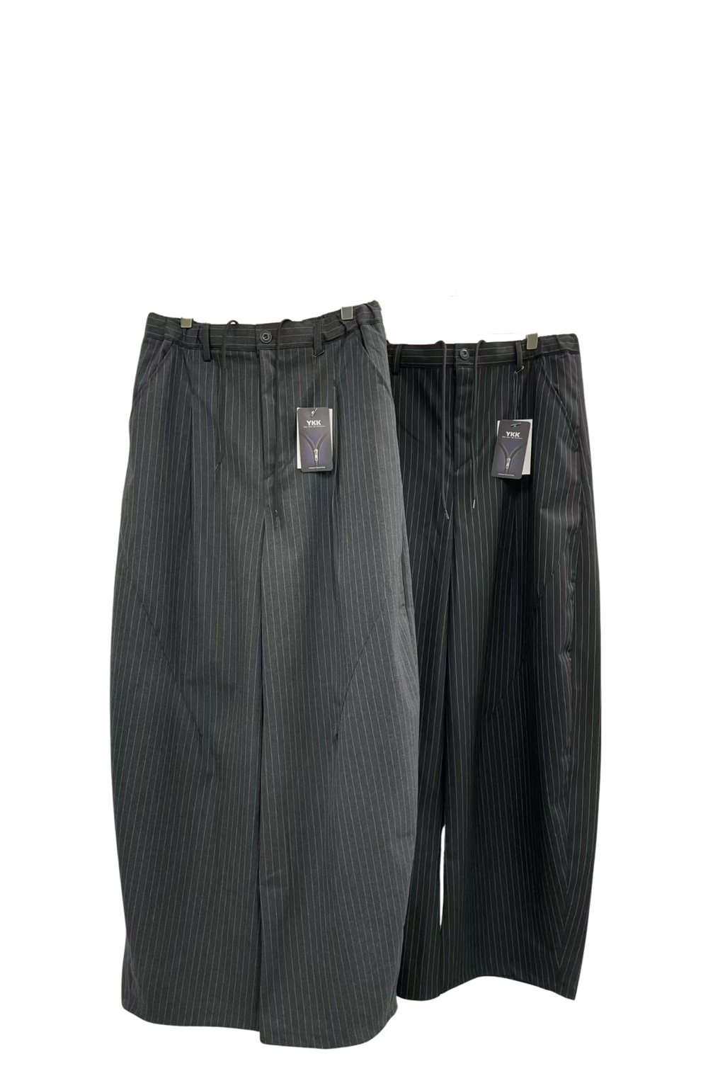 條紋闊腳西褲(兩色)